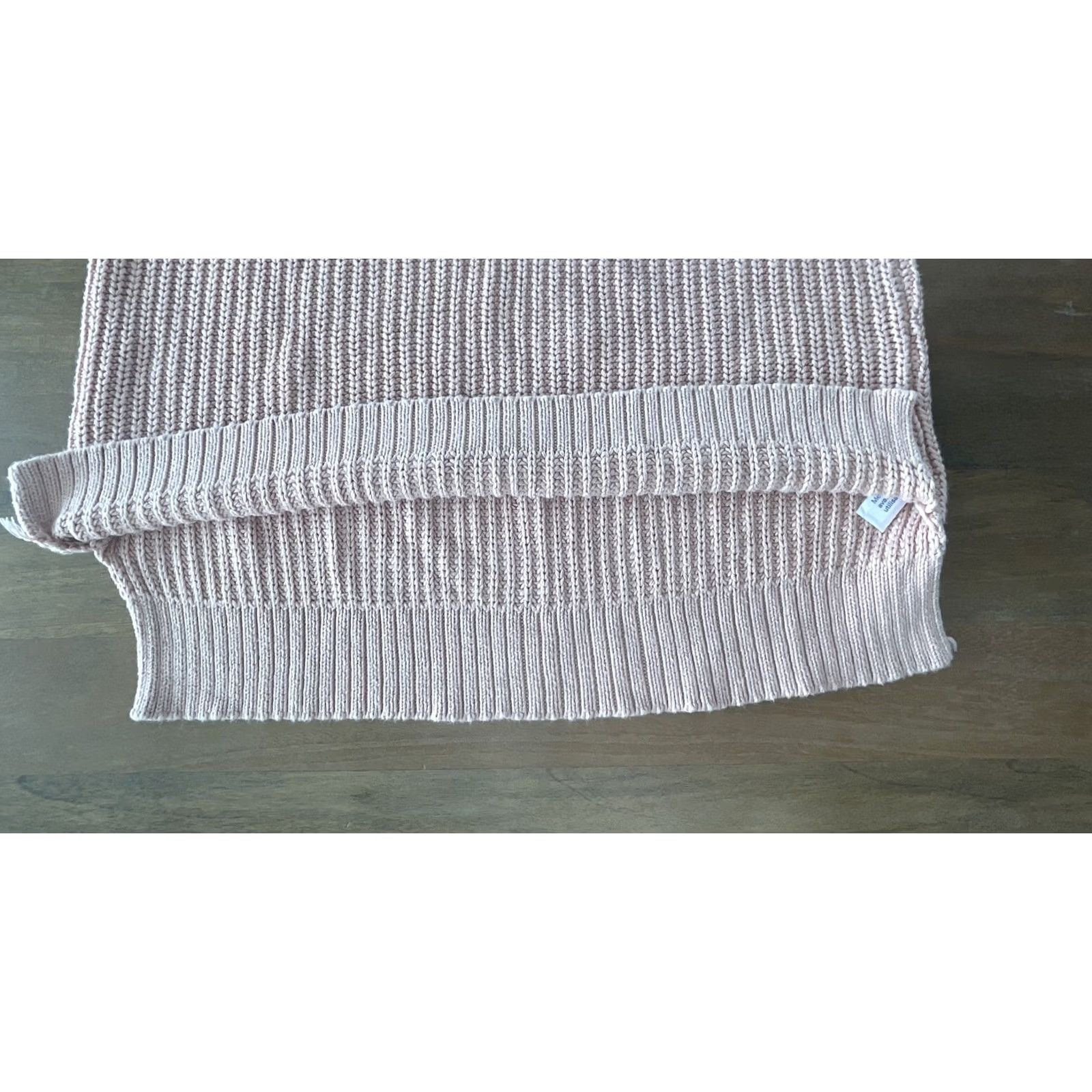 Lucky Brand LUCKY BRAND Women's Pink Cable-Knit Sweater Top Size S Sleeves Patterned Knit Pullover Bohemian Winter Fall Spring Workwear Casual Womens Size S / US 4 / IT 40 - 3 Thumbnail