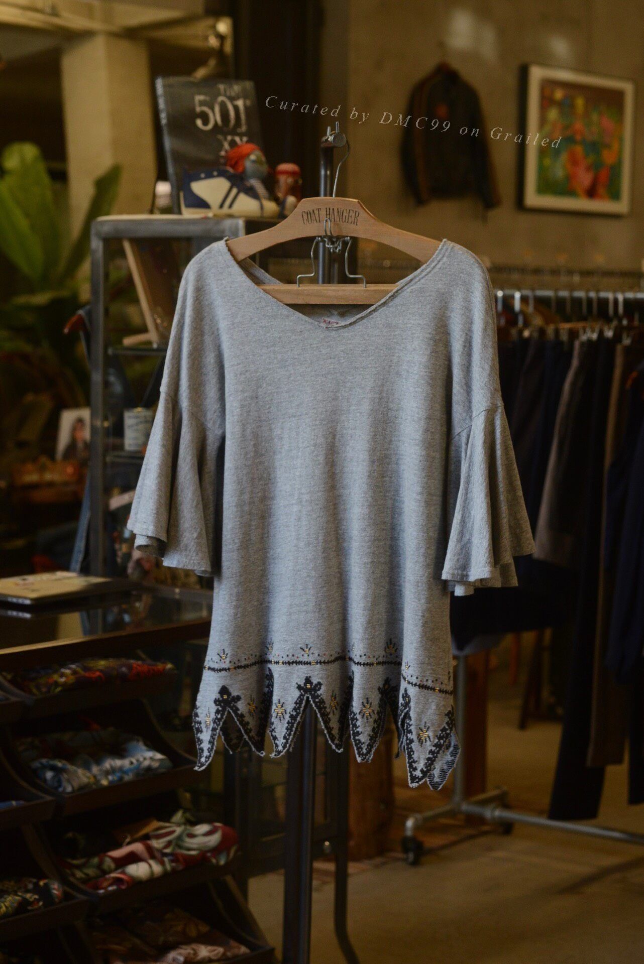 Kapital Kapital Embroidered Drop-Shoulder Half-Sleeve Top Size S / US 4 / IT 40 - 1 Thumbnail