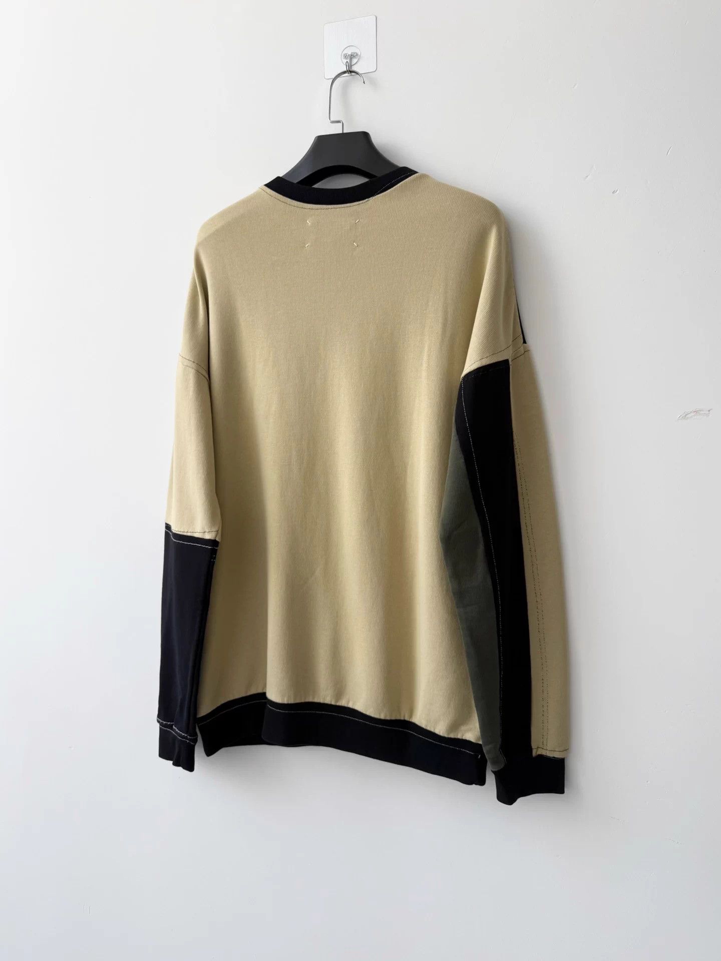 Maison Margiela Maison Margiela A/W17 Paneled Topstitch Sweatshirt Size US S / EU 44-46 / 1 - 4 Thumbnail