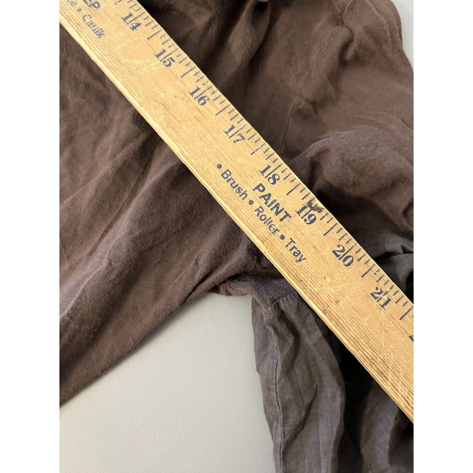 Vintage New York & Co. Polo Shirt Women's XL Brown Short Sleeve Geometric Stretch Knit Shirt Size XL / US 12-14 / IT 48-50 - 5 Thumbnail