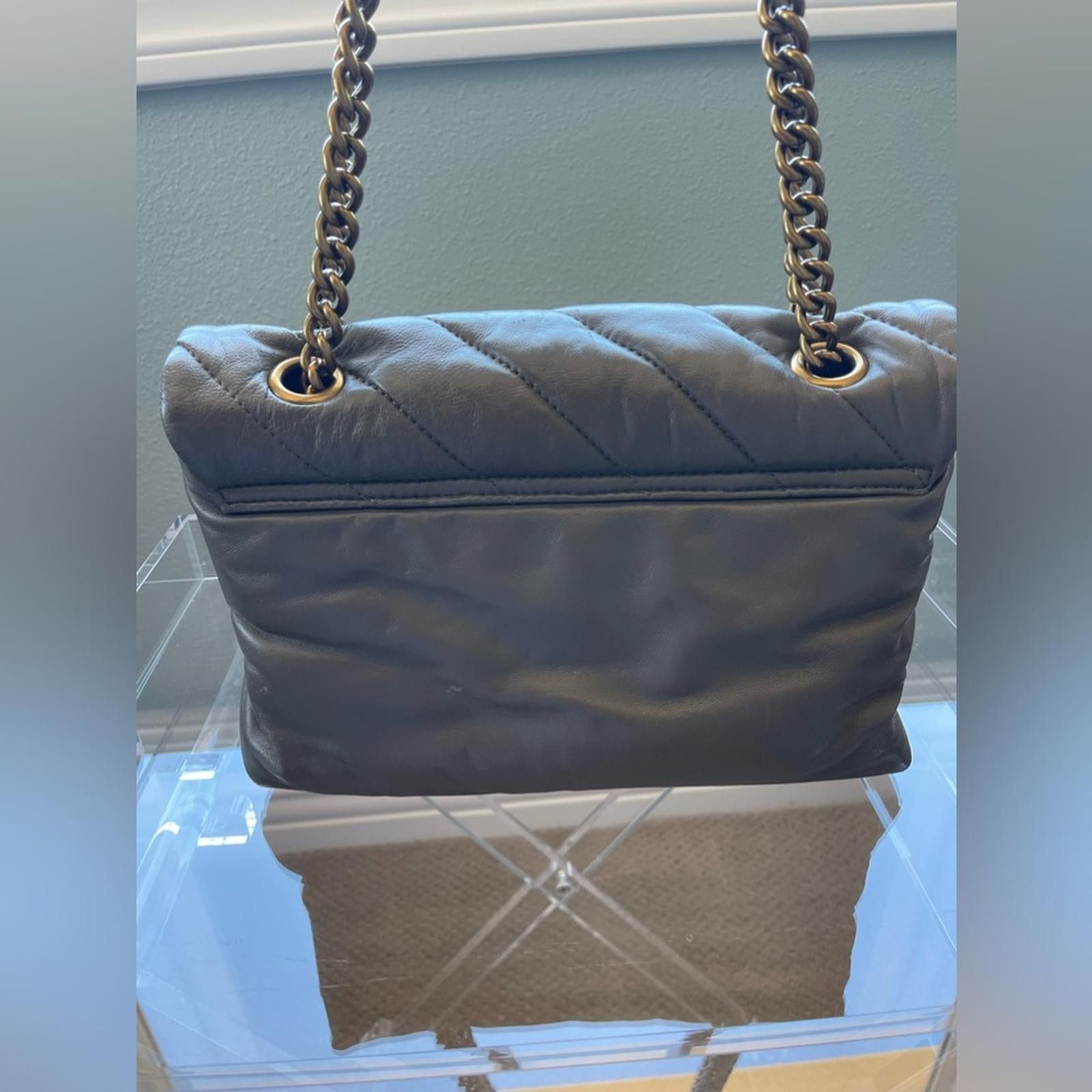 Kurt Geiger Kurt Geiger London Large Quilted Soft Leather Chain Bag Size ONE SIZE - 3 Thumbnail
