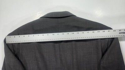 Jos. A. Bank Jos. A. Bank 100% Wool Suit Jacket Textured Charcoal 48L Size 48L - 4 Thumbnail