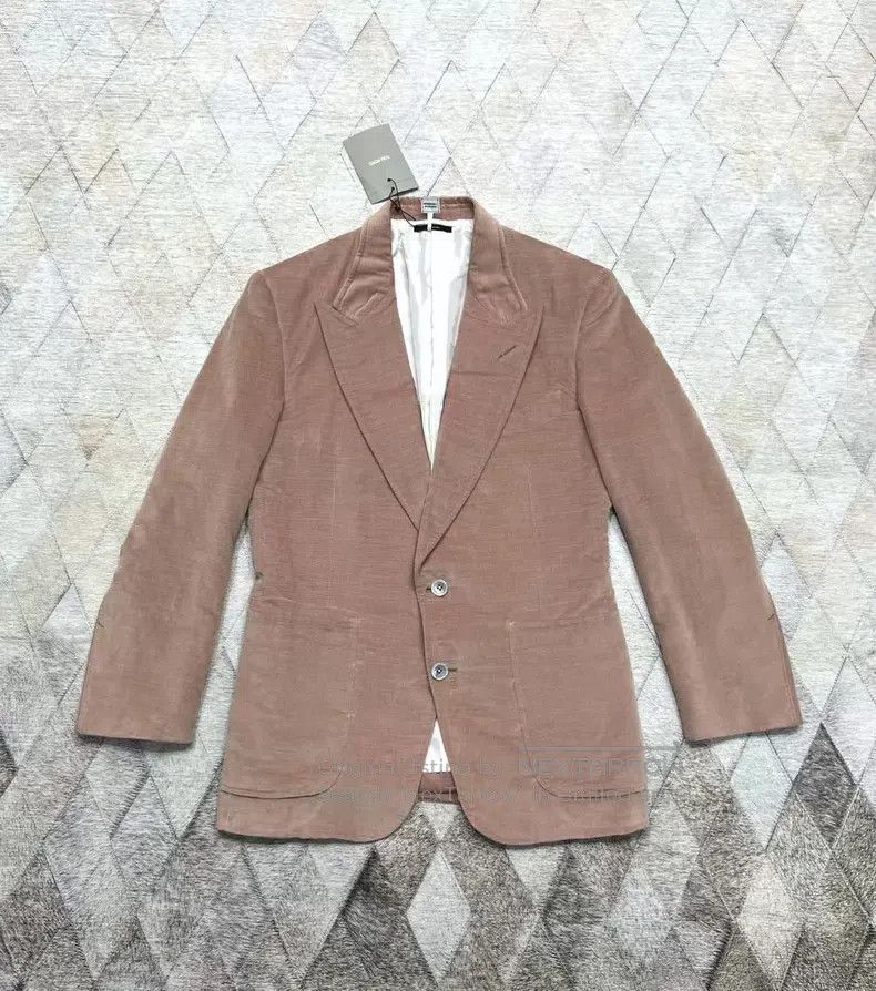 Tom Ford Tom Ford Velvet Blazer, Handmade in Italy, Iconic Lapel Size US L / EU 52-54 / 3 - 1 Thumbnail