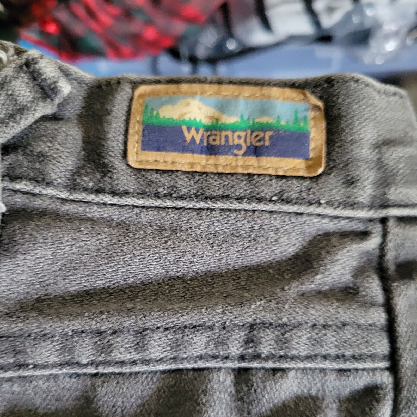 Wrangler Wrangler VINTAGE 1980s Women's Grey Criss-Cross Jeans M Size 24" / US 00 / IT 34 - 3 Thumbnail