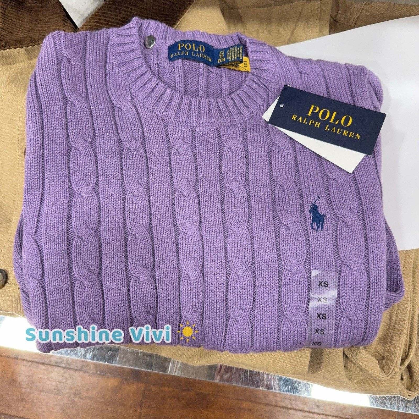Polo Ralph Lauren NWT Polo Ralph Lauren Woman Cotton Short-Sleeve Sweater Size XS / US 0-2 / IT 36-38 - 4 Thumbnail