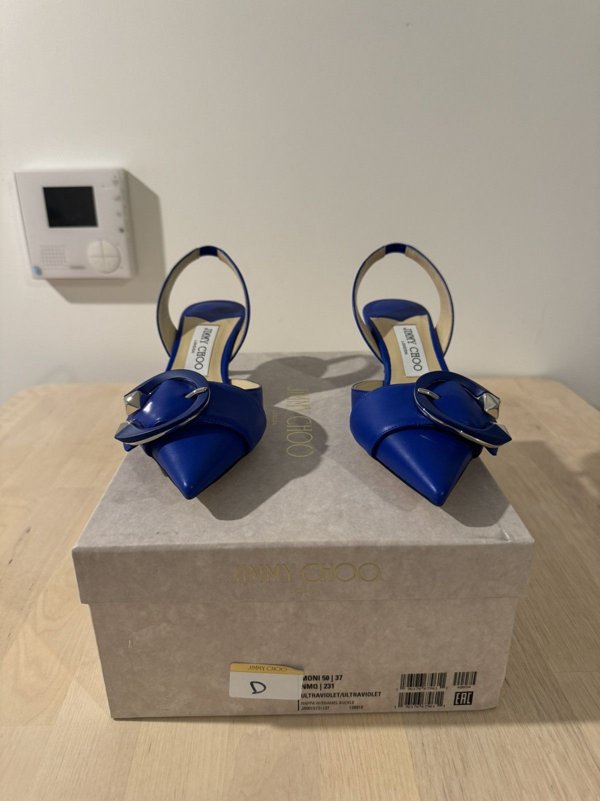 Jimmy Choo Jimmy Choo Heels Blue Size US 6 / IT 36 - 1 Thumbnail