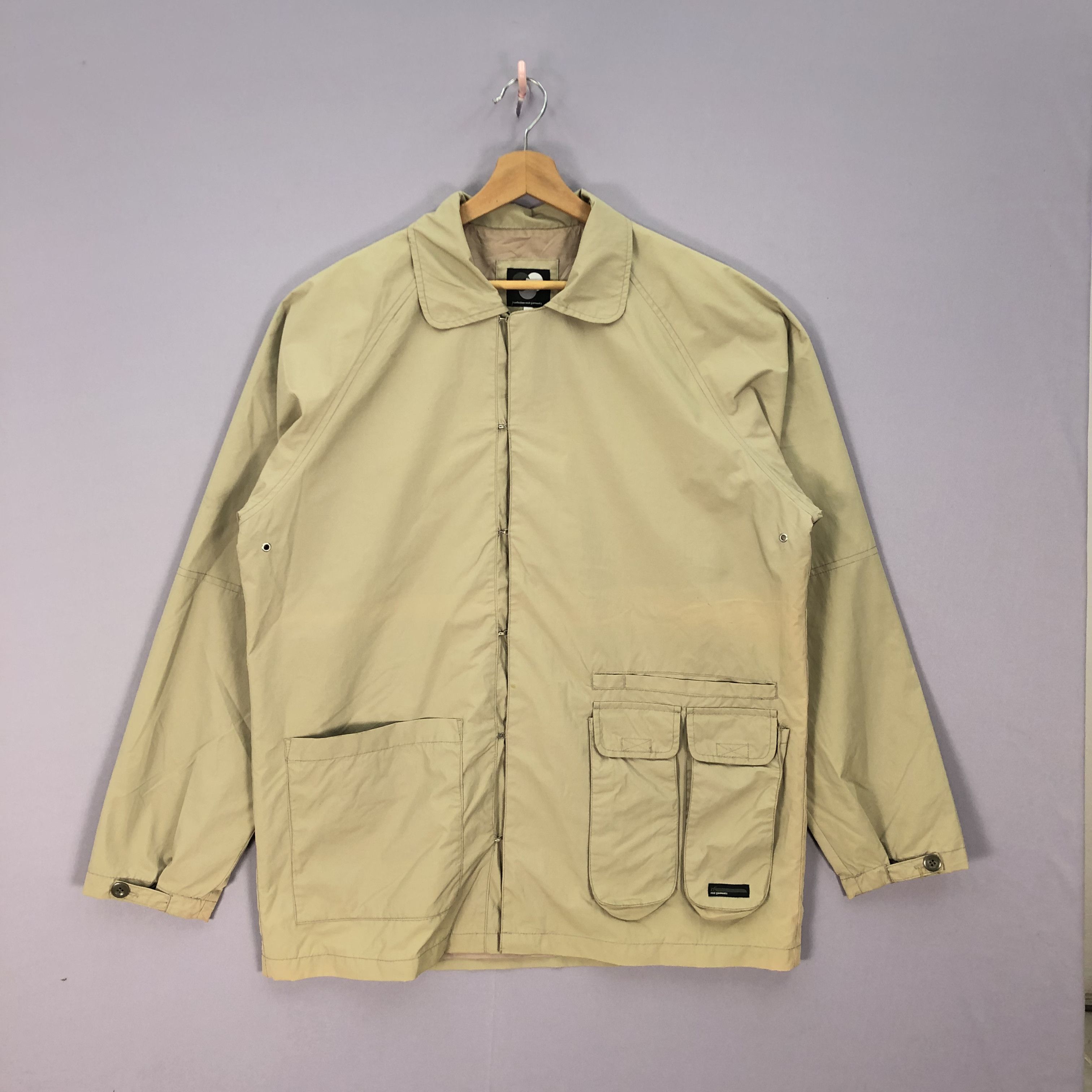 Japanese Brand Vintage REAL Garment Zipper Windbreaker Jackets Size US XL / EU 56 / 4 - 1 Thumbnail