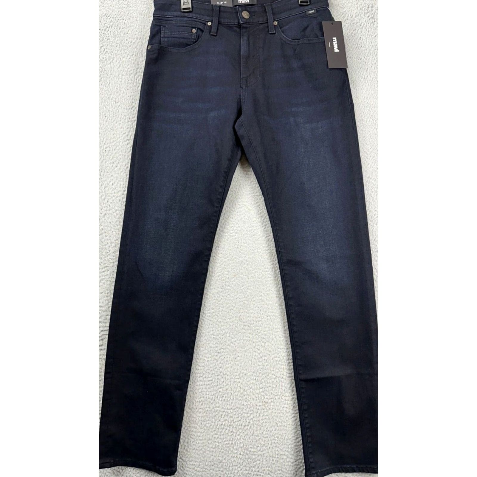 Mavi Mavi Zack Jeans Mens 31X34 Blue Straight Stretch Denim NEW Size US 31 - 3 Thumbnail