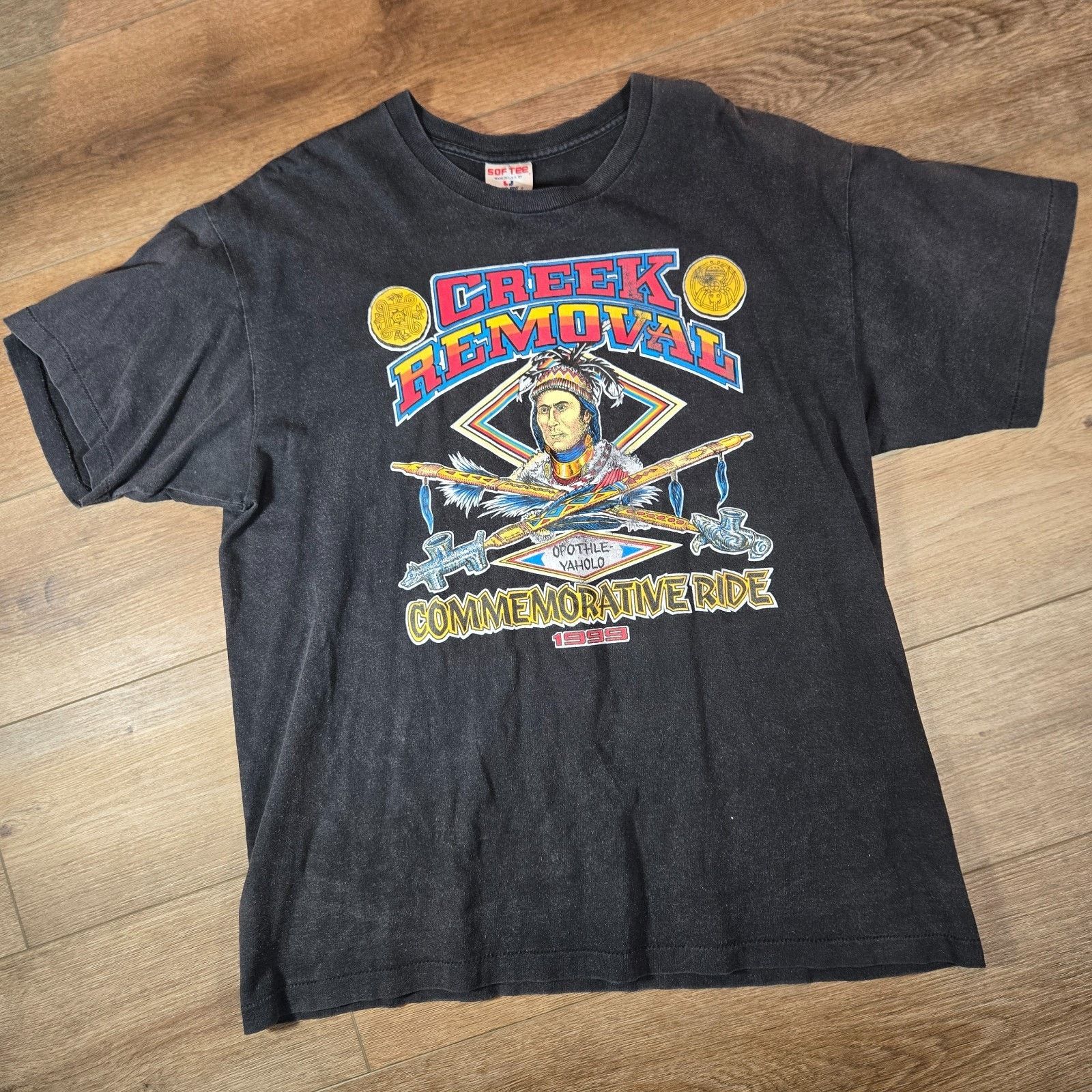 TEE JAYS Vintage Creek Removal Commemorative Ride Tee XL Size US XL / EU 56 / 4 - 1 Thumbnail
