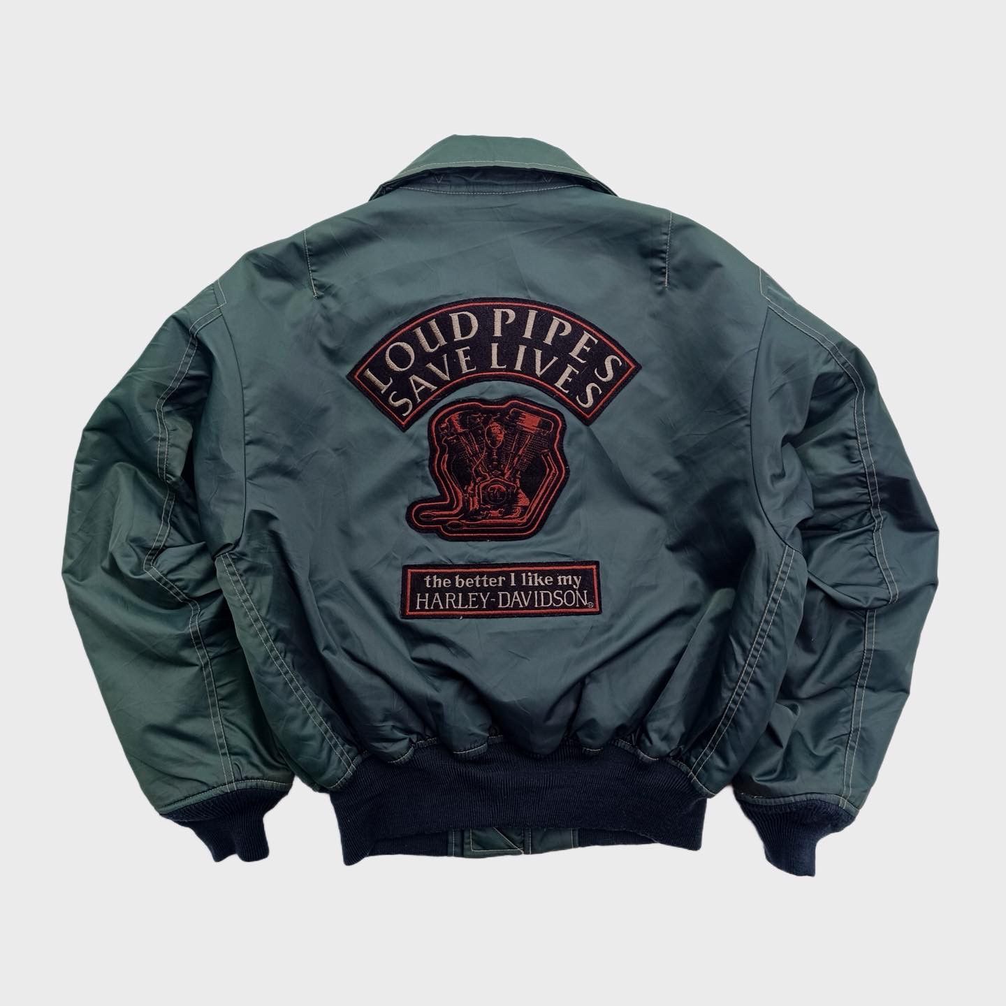 Harley Davidson × Vintage ❤️‍🔥 Vintage Harley Davidson Bomber Size US M / EU 48-50 / 2 - 1 Thumbnail