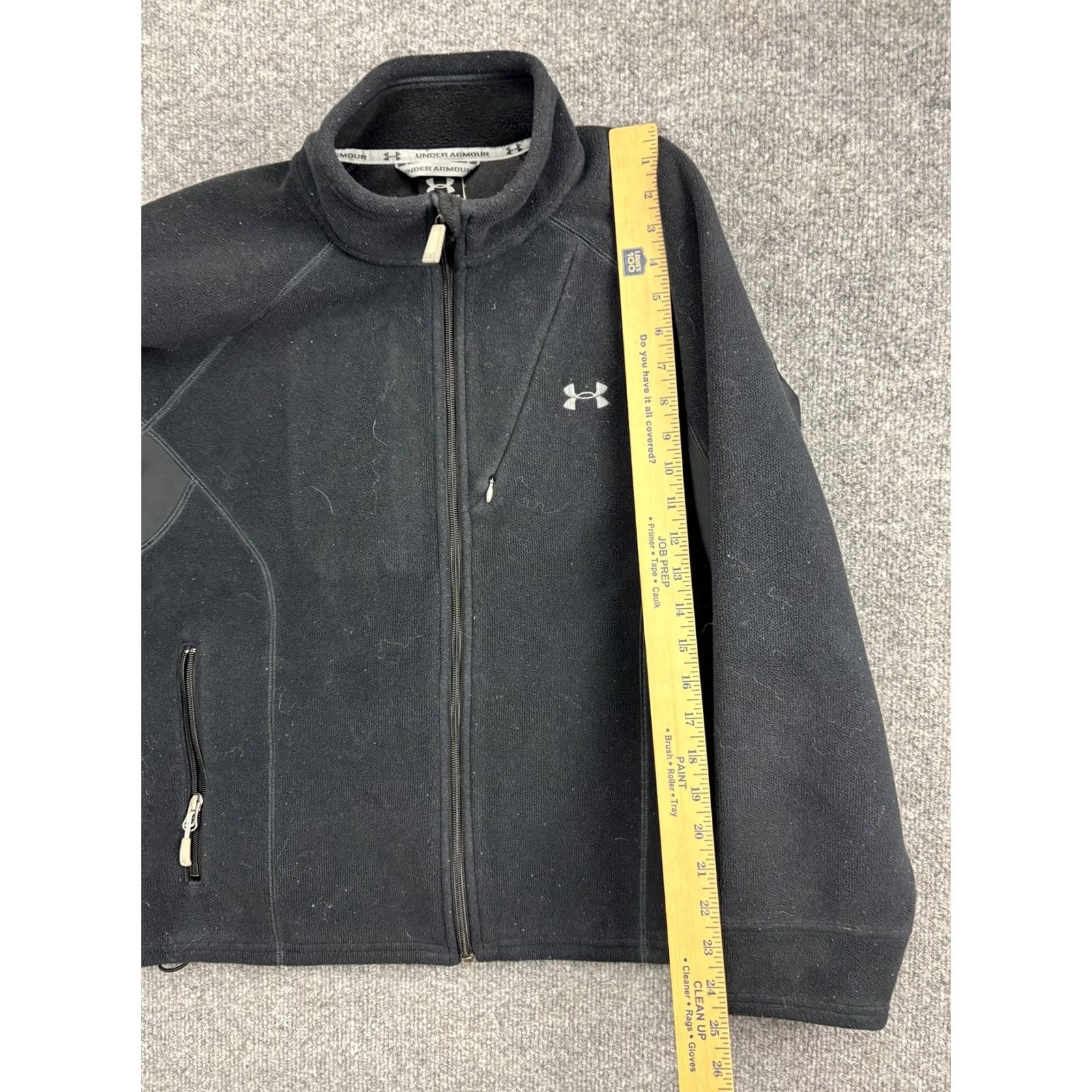 Under Armour Under Armour Jacket Mens XL Black Full Zip Fleece Performance Athletic Size US XL / EU 56 / 4 - 5 Thumbnail