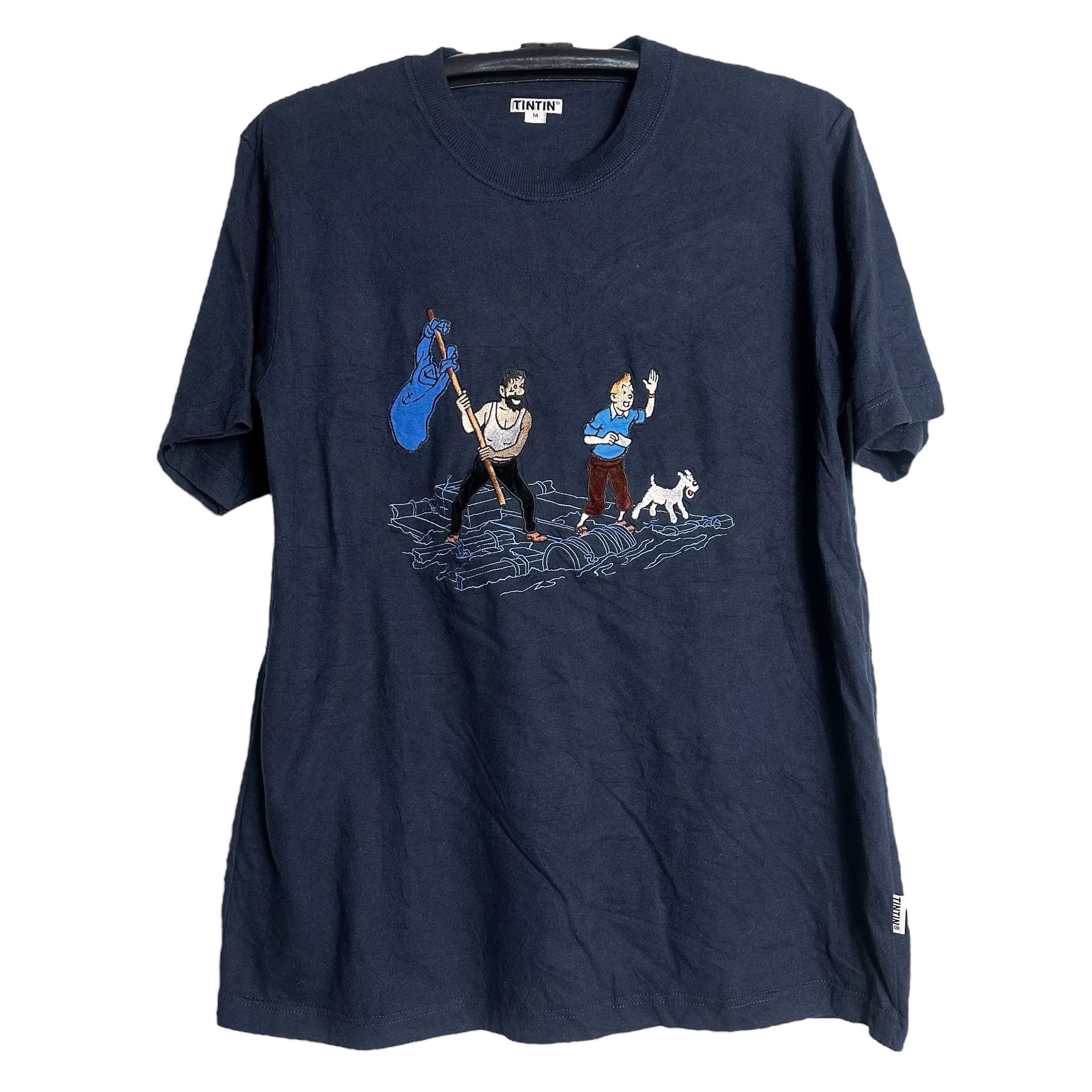 Cartoon Network × Vintage 🔥RARE🔥Vintage The Adventures of Tin Tin Embroidery T-shirt Size US M / EU 48-50 / 2 - 1 Thumbnail
