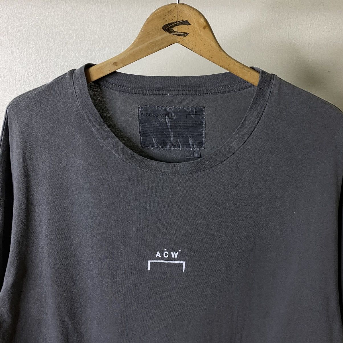 A-COLD-WALL* ACW Graphic Grey Tee Size US XL / EU 56 / 4 - 9 Thumbnail