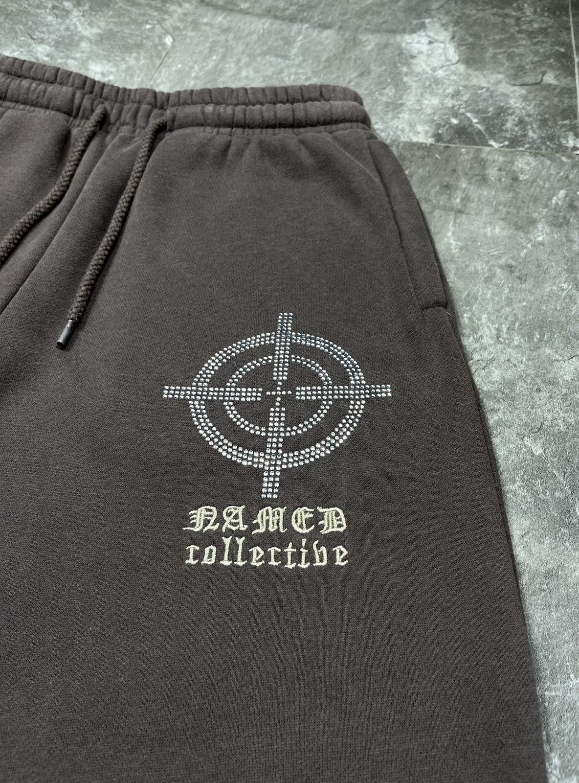 Named Collective Named Collective Mission Brown Baggy Big Logo Sweatpants Size US 28 / EU 44 - 5 Thumbnail