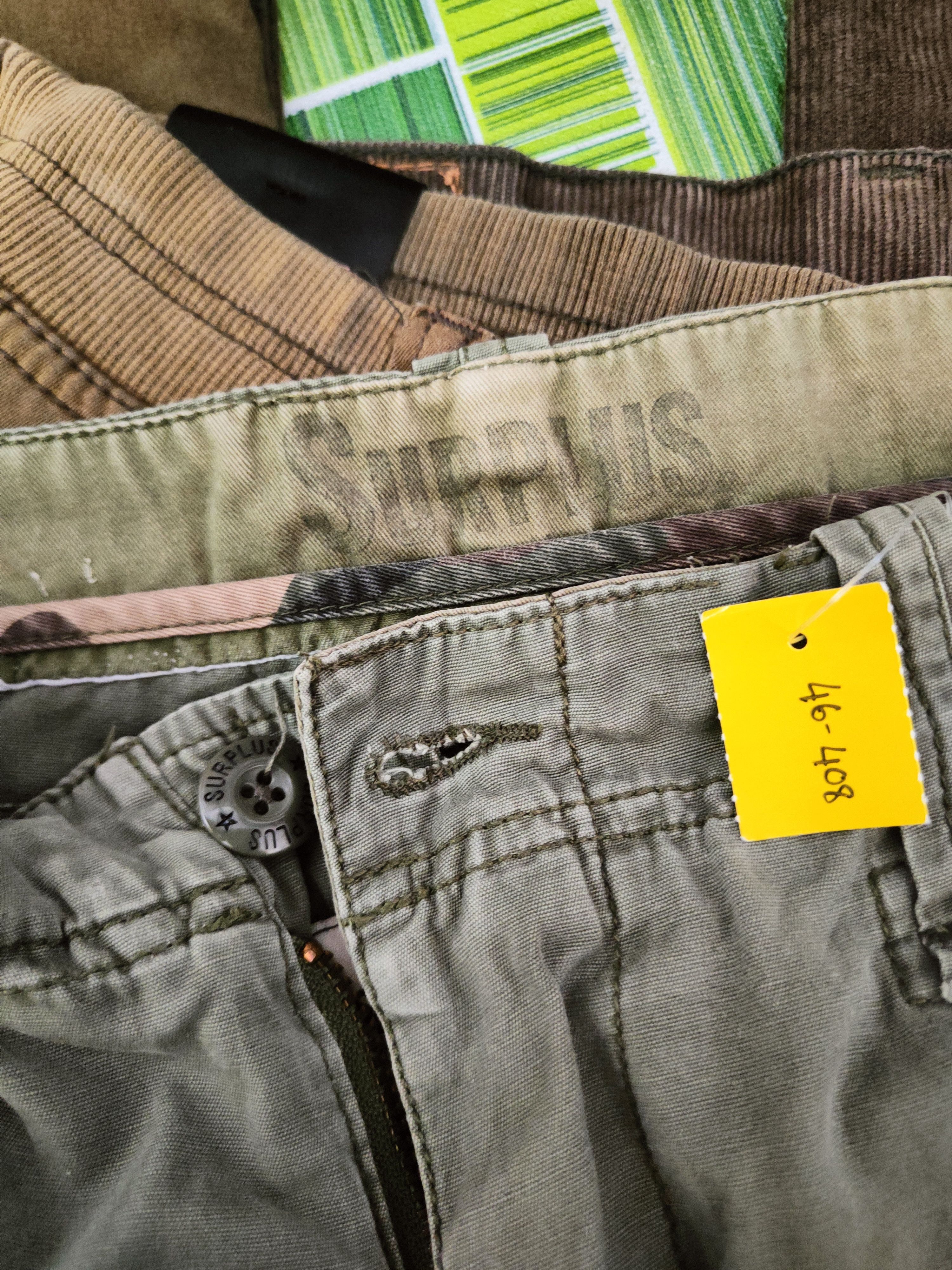 Generic Surplus DL Surplus Army Green Multipocket Cargo Pants #46-408 Size US 35 - 16 Thumbnail
