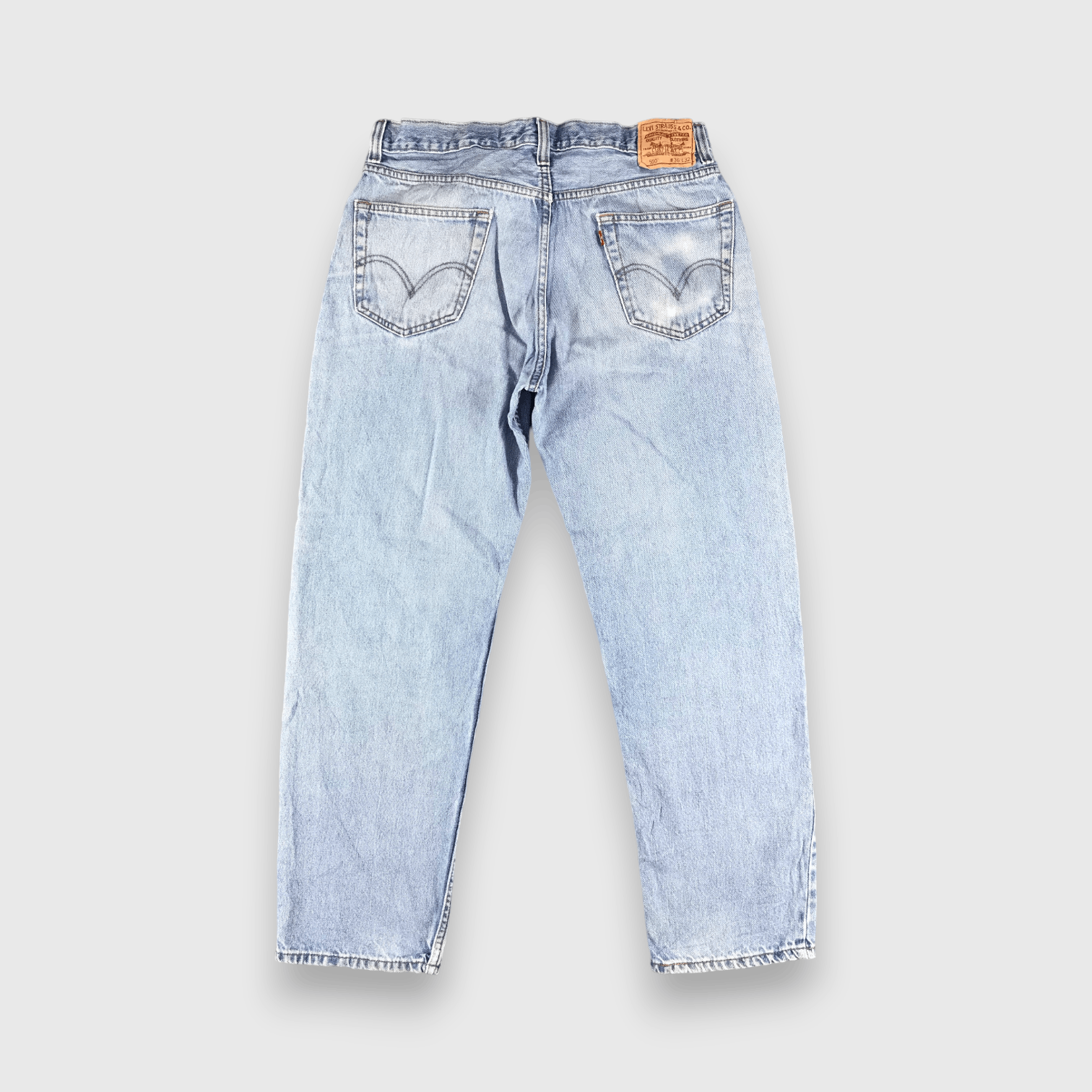Levi's Vintage Blue Wash Levis 550 Jeans-J2632 Size US 34 / EU 50 - 2 Thumbnail