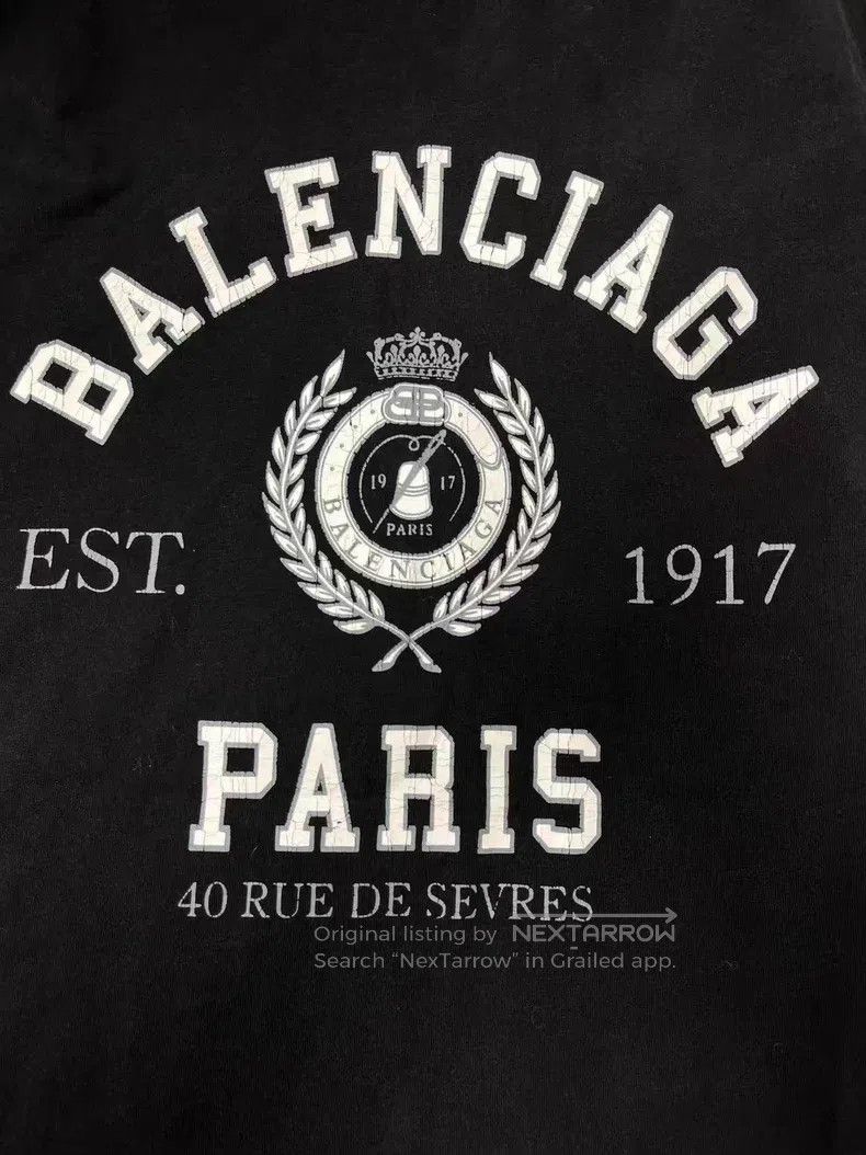 Balenciaga Balenciaga Letter Retro Washed Distressed Ripped Print Loo Size US L / EU 52-54 / 3 - 3 Thumbnail