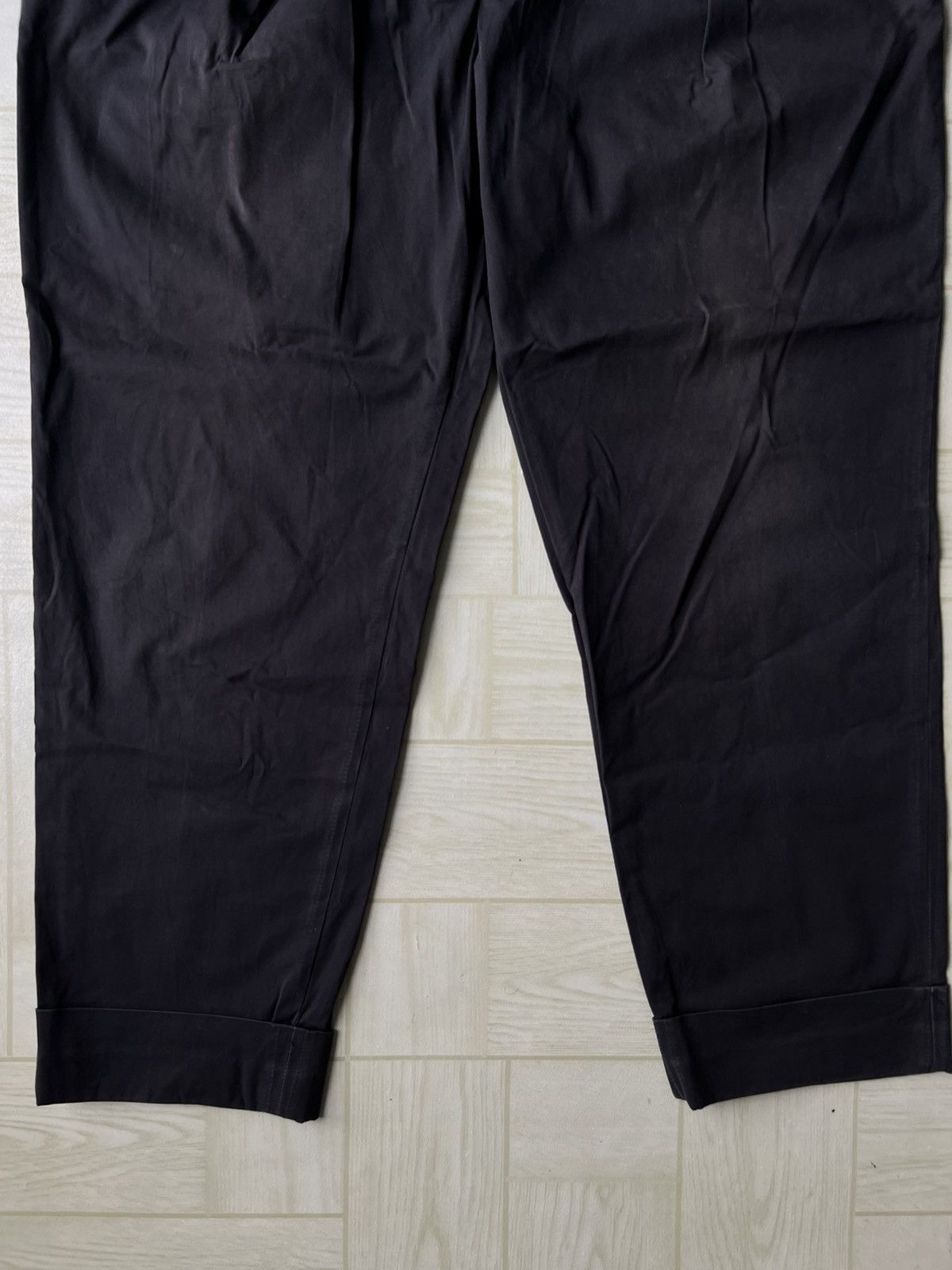 Juun.J Juun.J Side Adjuster Gentlemen Gabardine Navy Ankle Pants Size US 34 / EU 50 - 6 Thumbnail