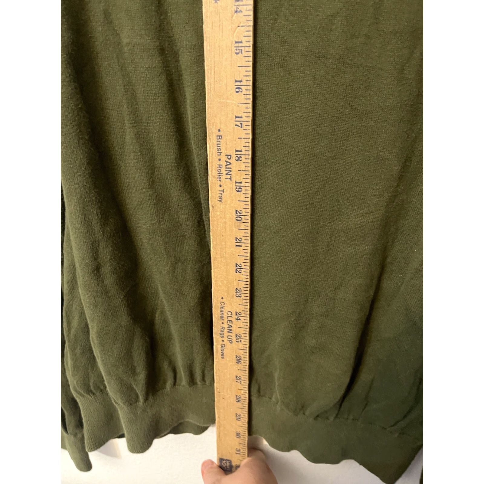 Tommy Hilfiger Tommy Hilfiger Pullover Sweater Mens XL Green Crew Neck Premium Cotton Size US XL / EU 56 / 4 - 4 Thumbnail