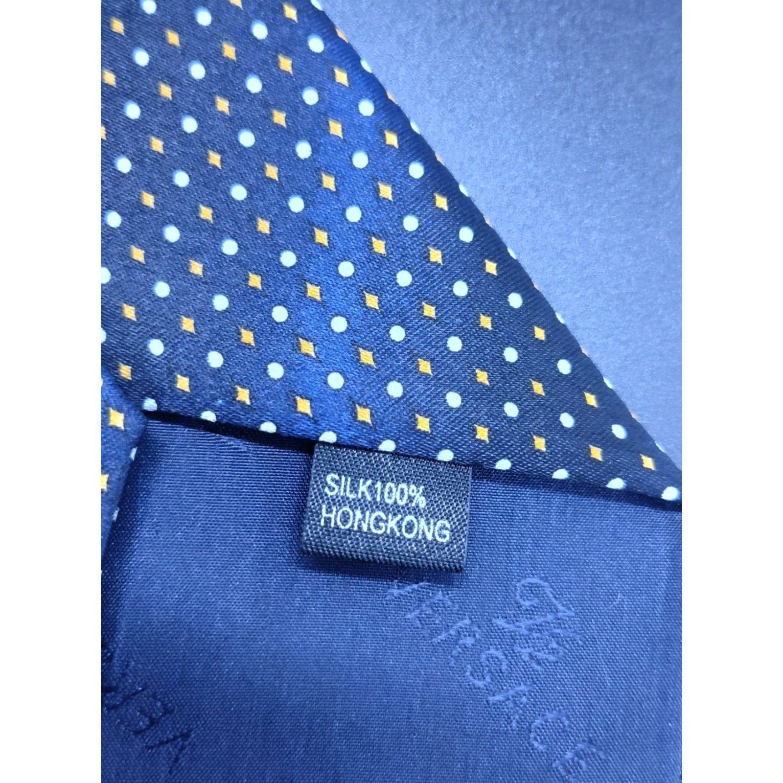 Versace VINTAGE Gianni Versace Men’s Silk Neck Tie Black Diamond Dots Wedding Classic 59.5" Size ONE SIZE - 7 Thumbnail