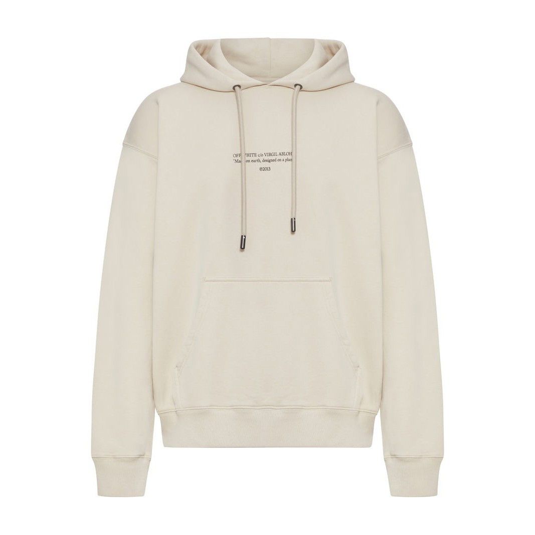 Off-White OFF-WHITE Statement Skate White Hoodie New & Authentic (Men' Size US S / EU 44-46 / 1 - 1 Thumbnail
