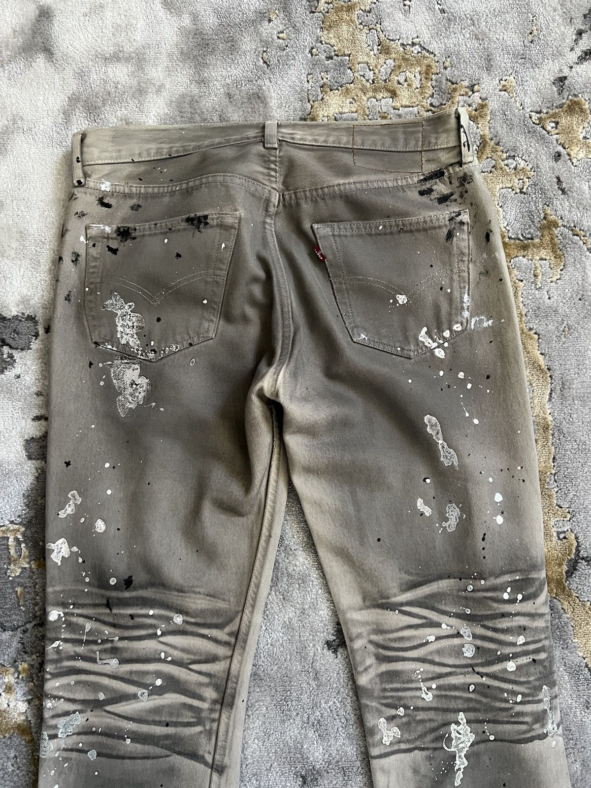 Levi's No Maintenance x Levi’s 501 Paint Splattered Jeans Size US 32 / EU 48 - 6 Thumbnail