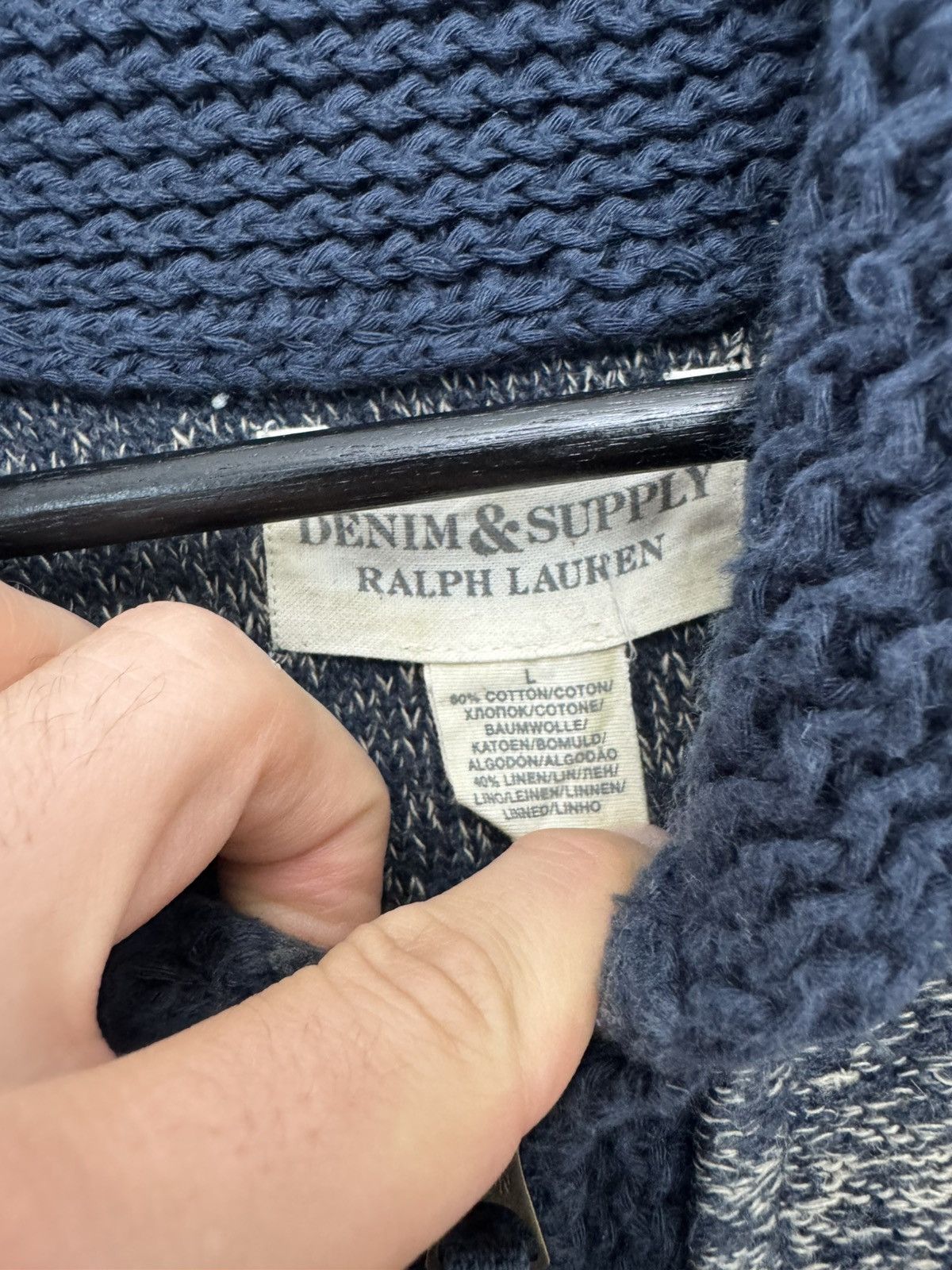Ralph Lauren Ralph Lauren Denim Supply Zip Sweater Knit Rare Casual Hype Size US L / EU 52-54 / 3 - 5 Thumbnail