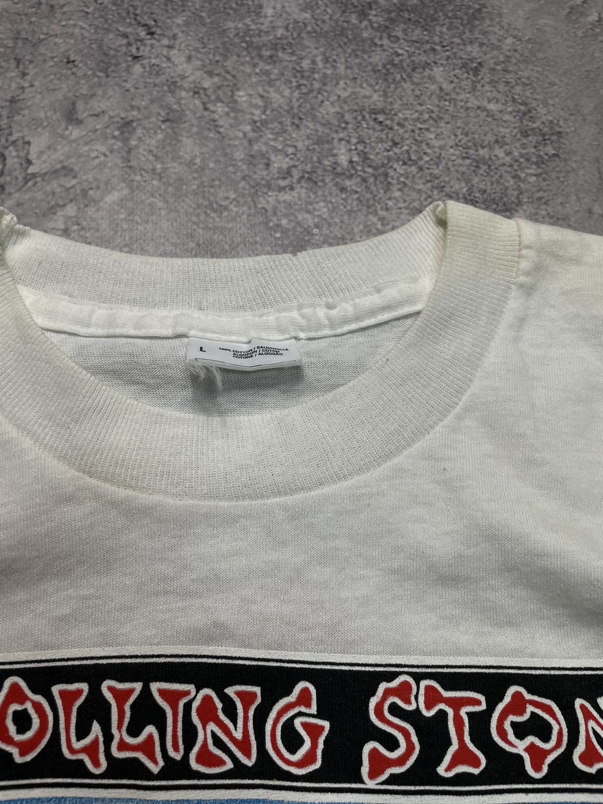 Band Tees Vtg ROLLING STONES 97 Bridges To Babylon Tour Band T-Shirt Size US L / EU 52-54 / 3 - 4 Thumbnail