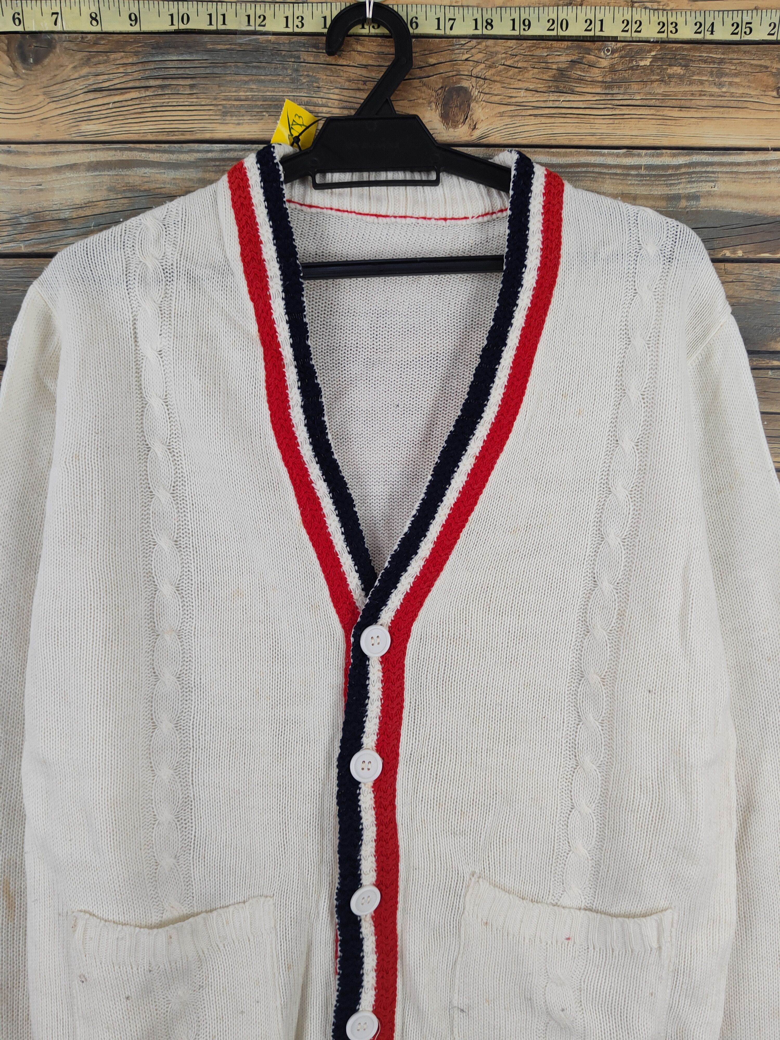 Aran Isles Knitwear Japanese Brand Ivory Knitwear Cardigan #W2163 Size US M / EU 48-50 / 2 - 2 Thumbnail