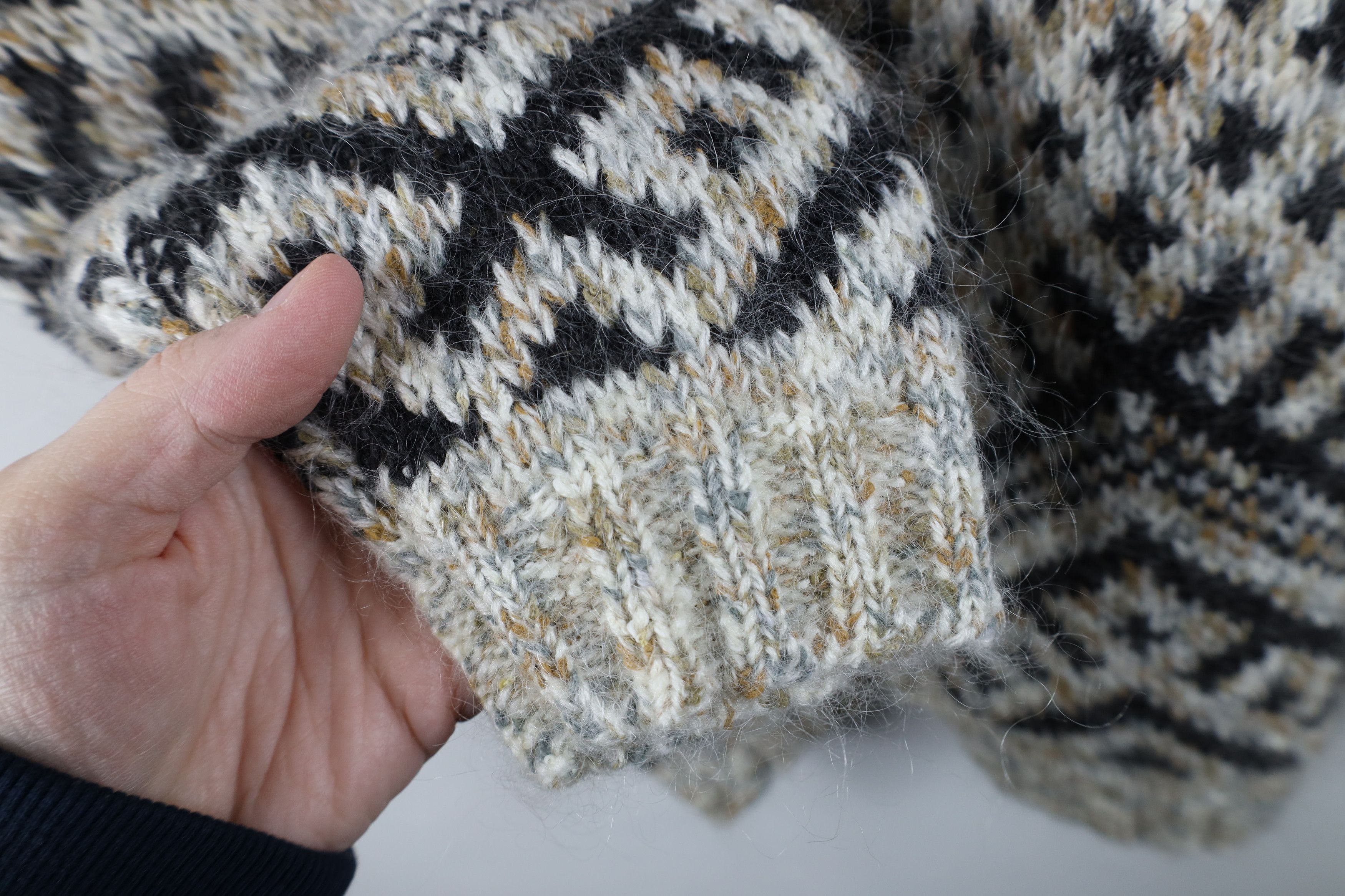 Vintage Vintage 90s Streetwear Wool Mohair Blend Knit Sweater Size M / US 6-8 / IT 42-44 - 4 Thumbnail
