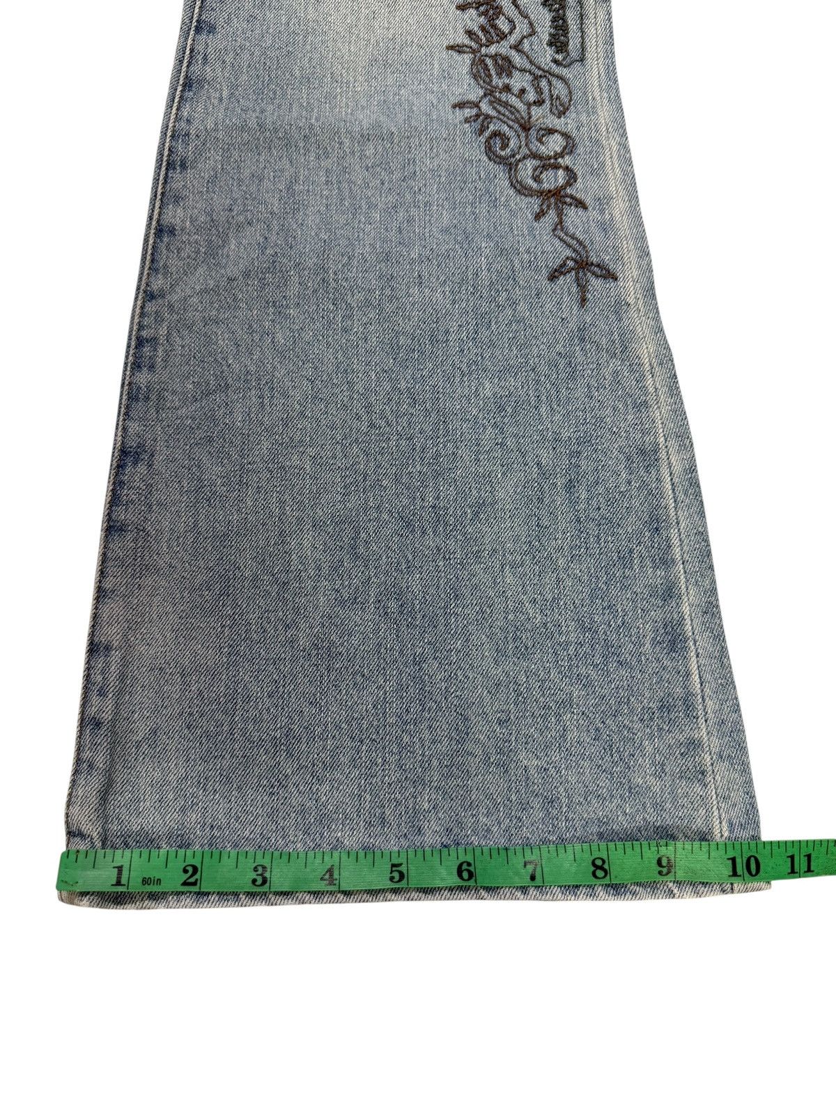 Morgan Homme Flared Jeans Japan Morgan Homme Faded Nice Design Denim Size US 29 - 16 Thumbnail