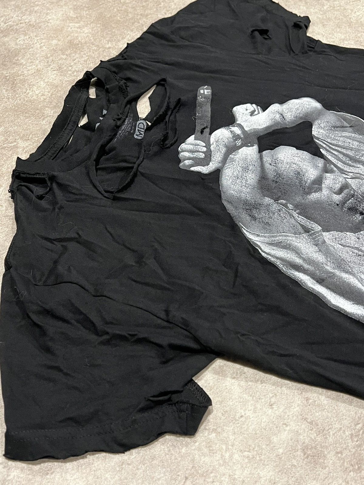 Vintage Thrashed Distressed DMX shirt Size US M / EU 48-50 / 2 - 7 Thumbnail