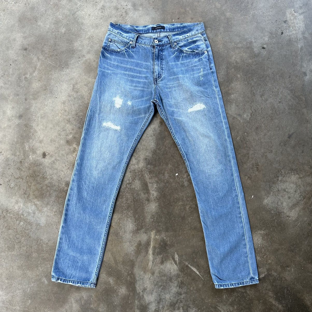 Vintage Rageblue Faded Jean Distressed Denim Pant W31