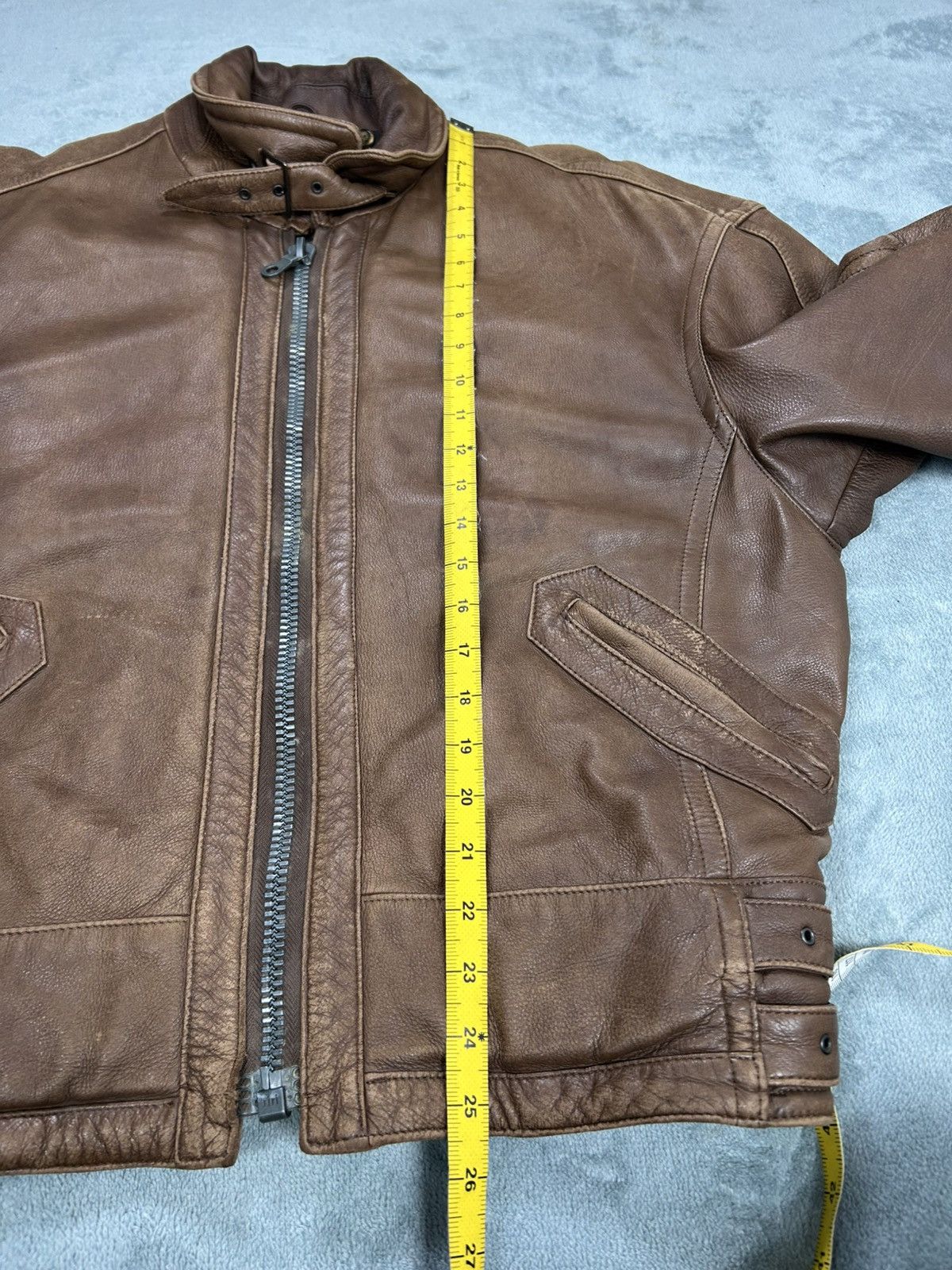 Issey Miyake Vintage Issey Miyake Bomber Leather Jacket. J0128 Size US L / EU 52-54 / 3 - 22 Thumbnail