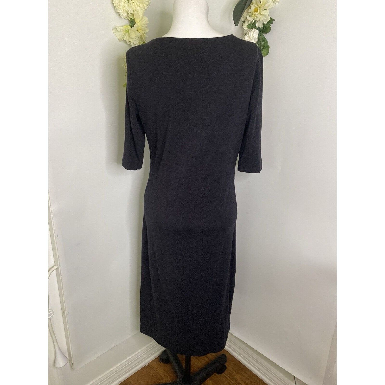 Diane von Furstenberg Diane Von Furstenberg Women Scoop Neck Short Sleeve Midi Dre Size L / US 10 / IT 46 - 12 Thumbnail