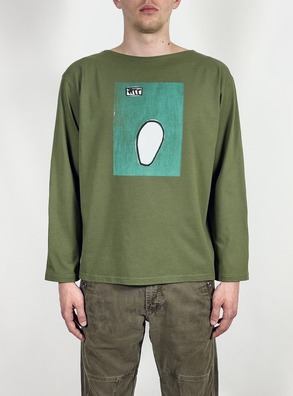 agnes b. Agnes B Emil Halmos Artist Boxy Fit Bowie Long Sleeve Tee Size US M / EU 48-50 / 2 - 3 Thumbnail