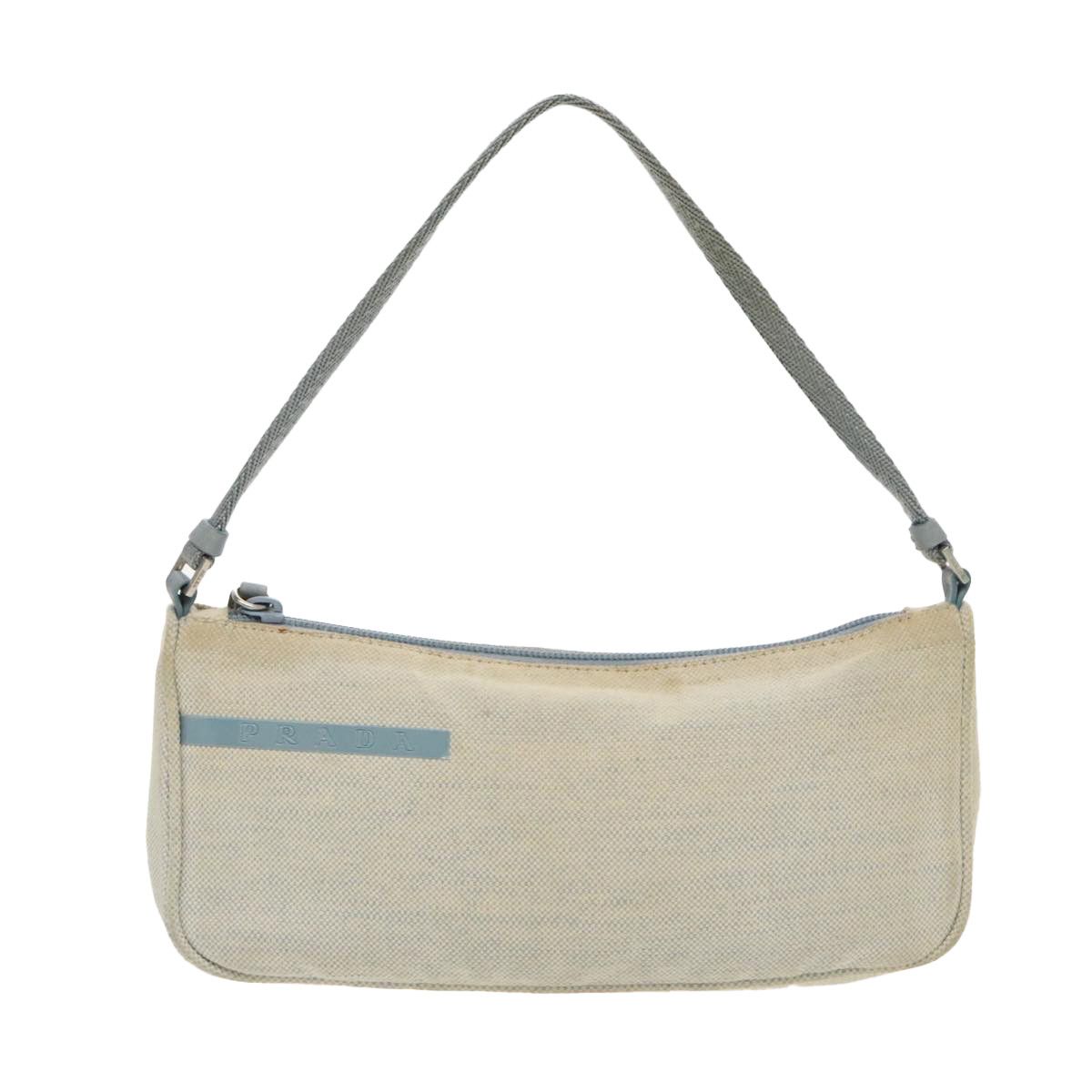 Prada Sports Beige Canvas Clutch Bag (Pre-Owned) Size ONE SIZE - 1 Thumbnail
