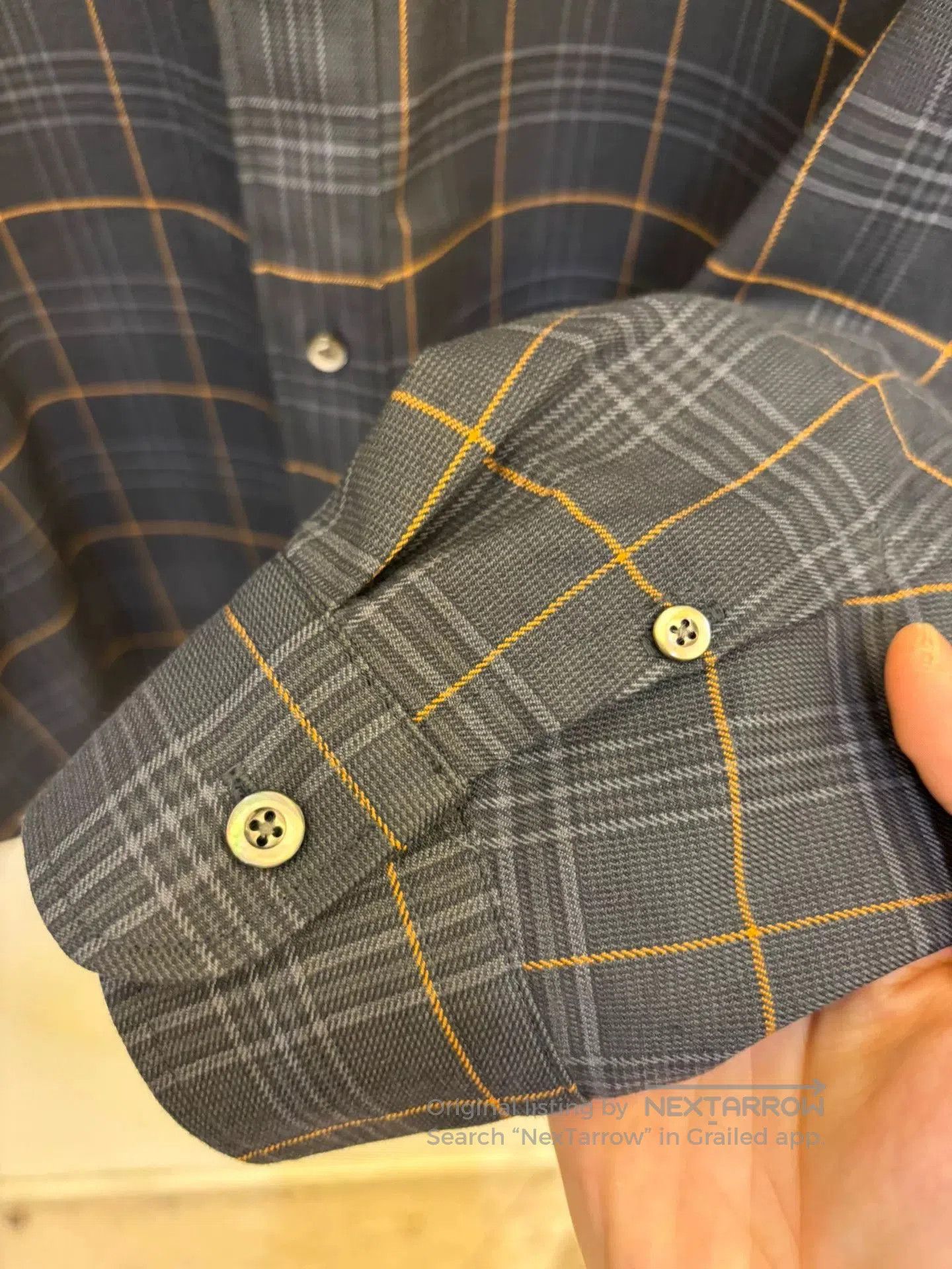 Japanese Brand estnation Special Cut Plaid Shirt. Size US XL / EU 56 / 4 - 5 Thumbnail
