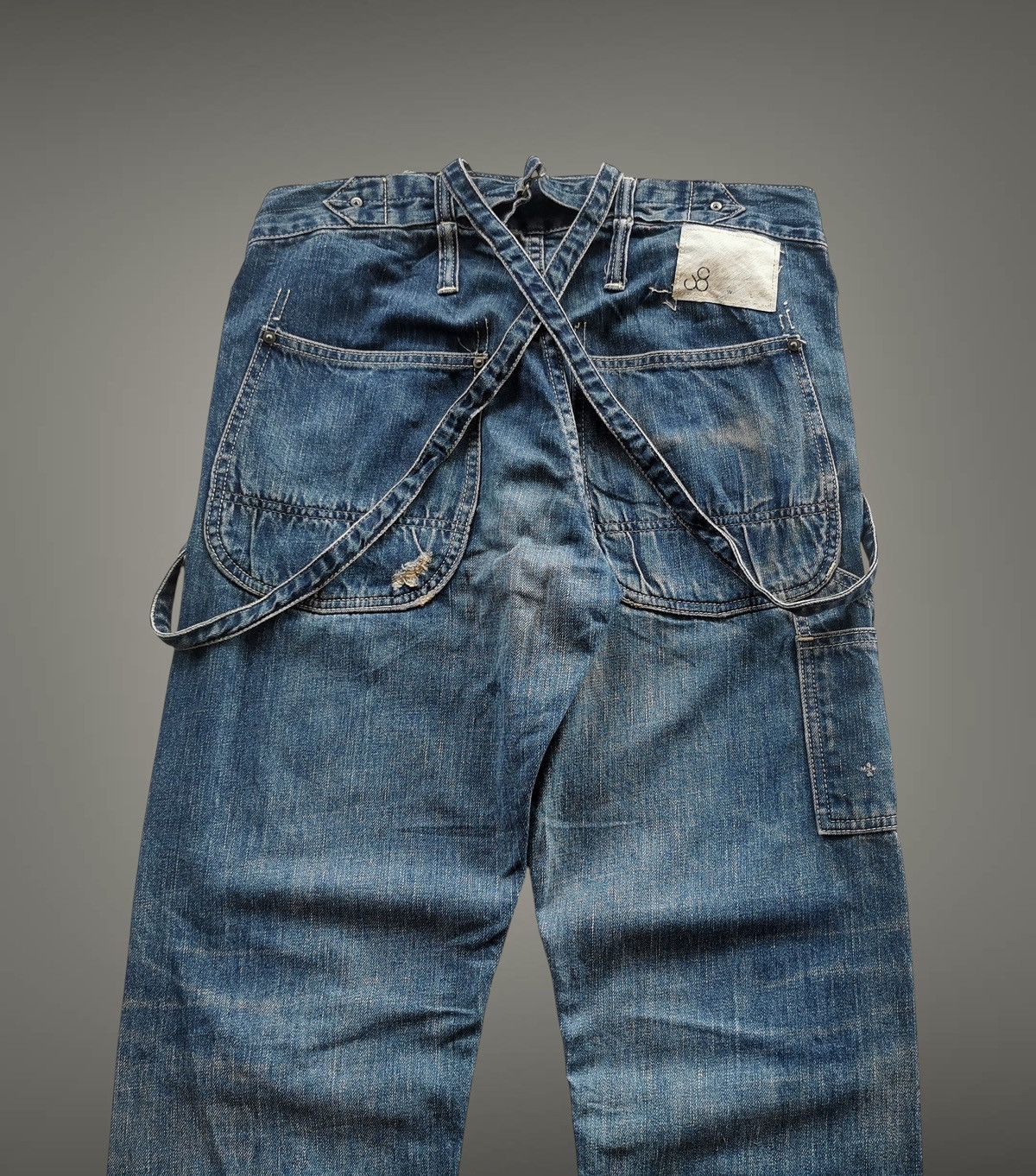 Johnbull Johnbull Workwear Suspender Selvedge Denim Jeans Japan Size US 31 - 3 Thumbnail