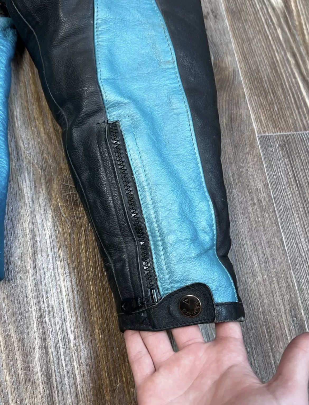 Dainese Dainese GTR Superbike Blue Leather Moto Jacket Size US L / EU 52-54 / 3 - 9 Thumbnail