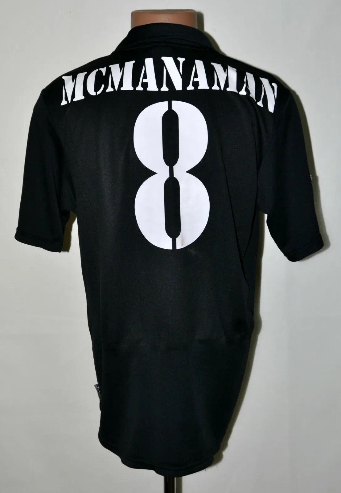 REAL MADRID 2001/2002 SHIRT JERSEY #8 MCMANAMAN ADIDAS M