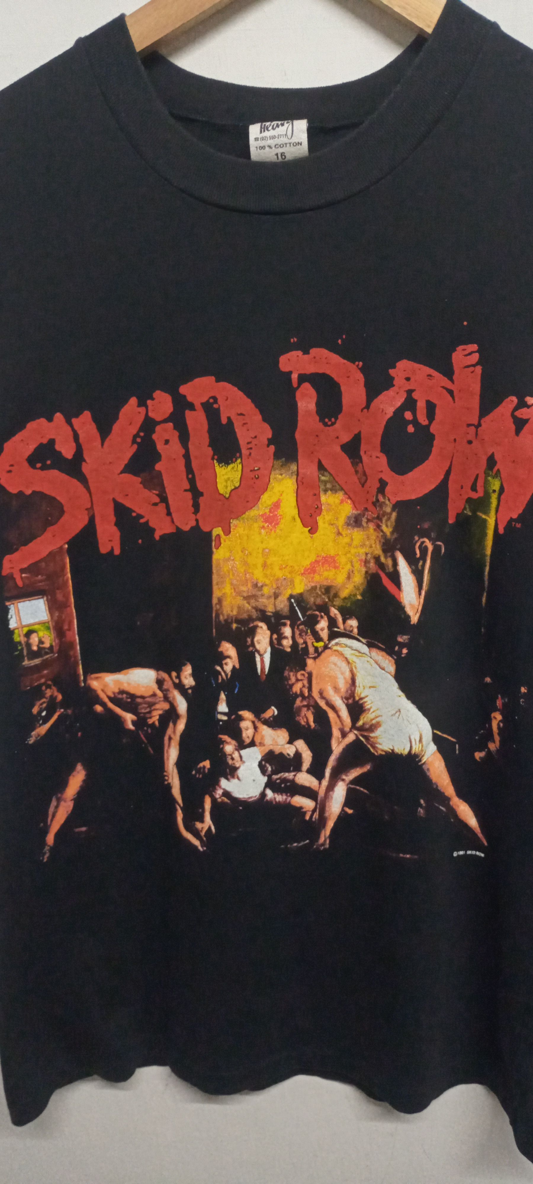 Band Tees × Vintage VIntage 1991 Skid Row Tour Band Rock Metal Size US M / EU 48-50 / 2 - 5 Thumbnail