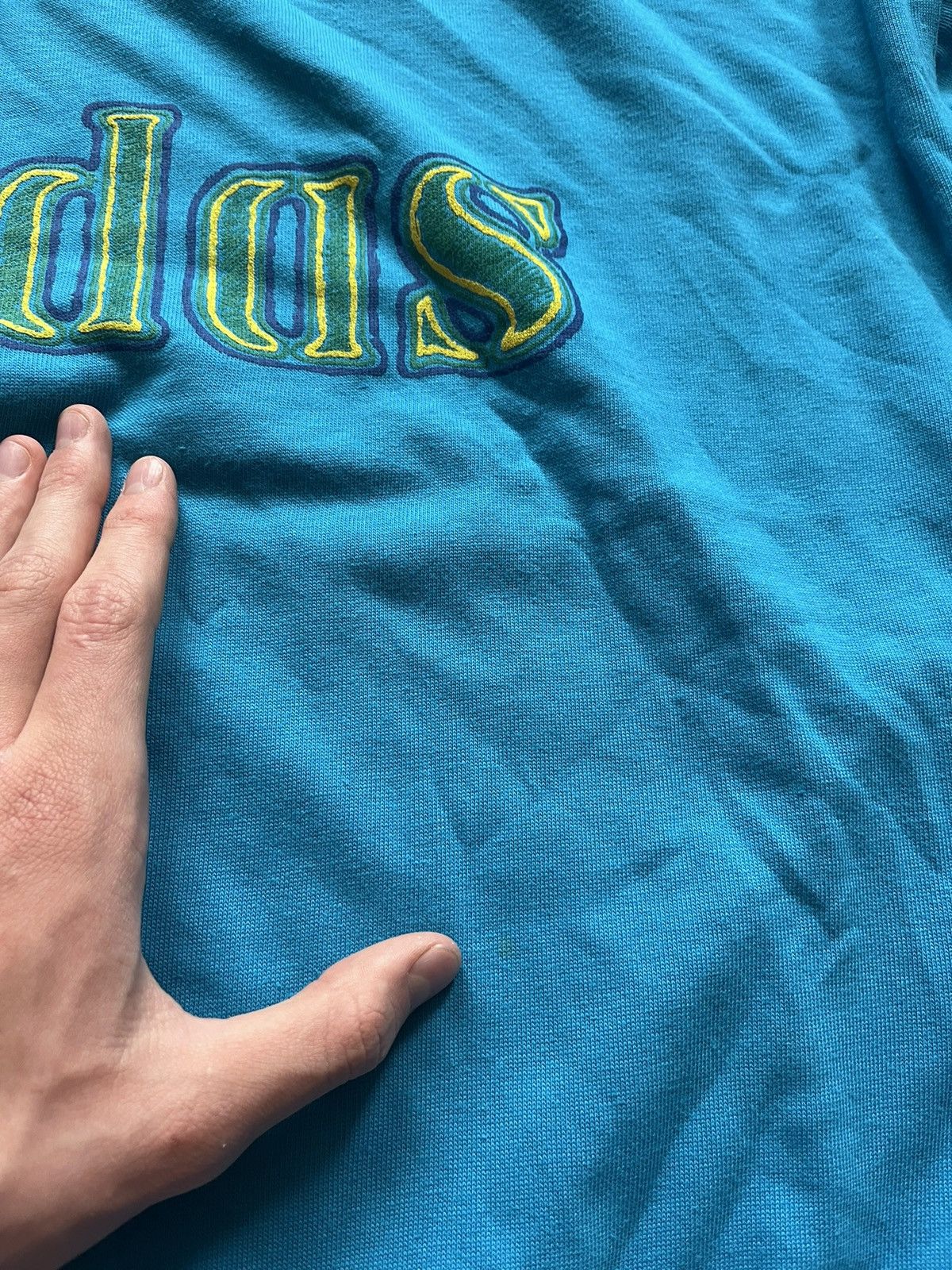 Adidas × Vintage Vintage 90s Adidas Big Logo Track Suit Sweatpants Sweatshirt Size US L / EU 52-54 / 3 - 15 Thumbnail