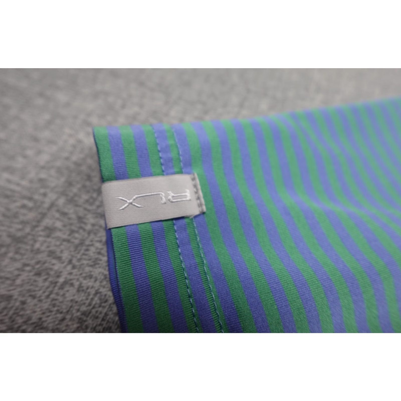 Vintage RLX Polo Mens XL Blue Striped Wicking Performance Stretch Athletic Lightweight Polo Ralph Lauren Golf Shirt Mens XL Blue Size US XL / EU 56 / 4 - 3 Thumbnail