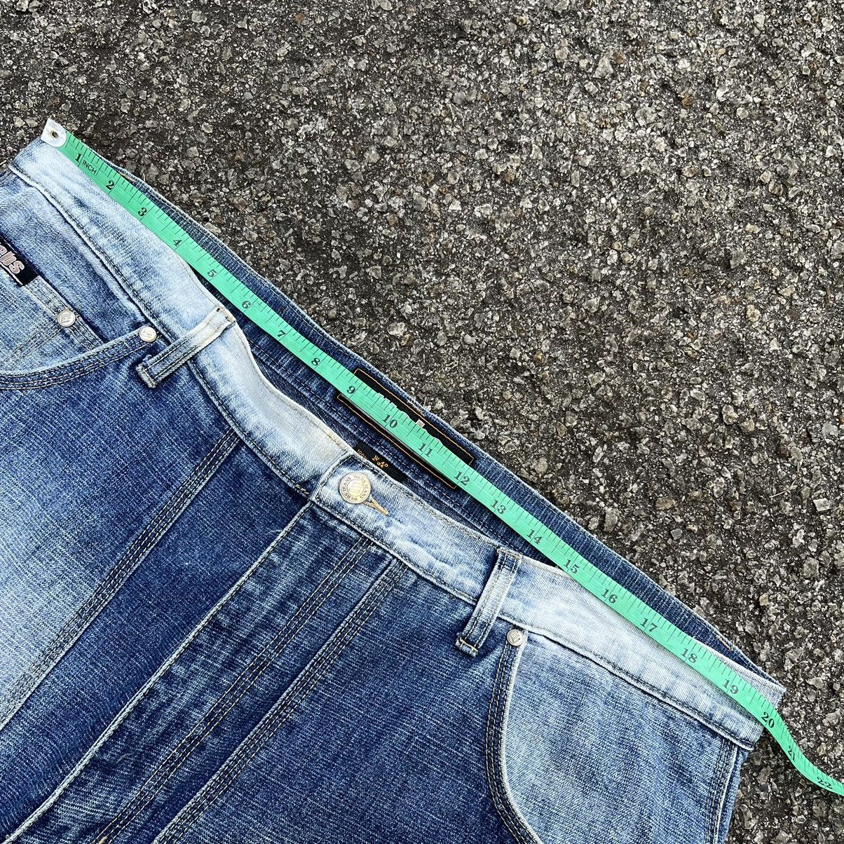 Southpole Crazy Vintage Y2K Baggy Webs Denim Faded Jeans Size US 40 / EU 56 - 5 Thumbnail