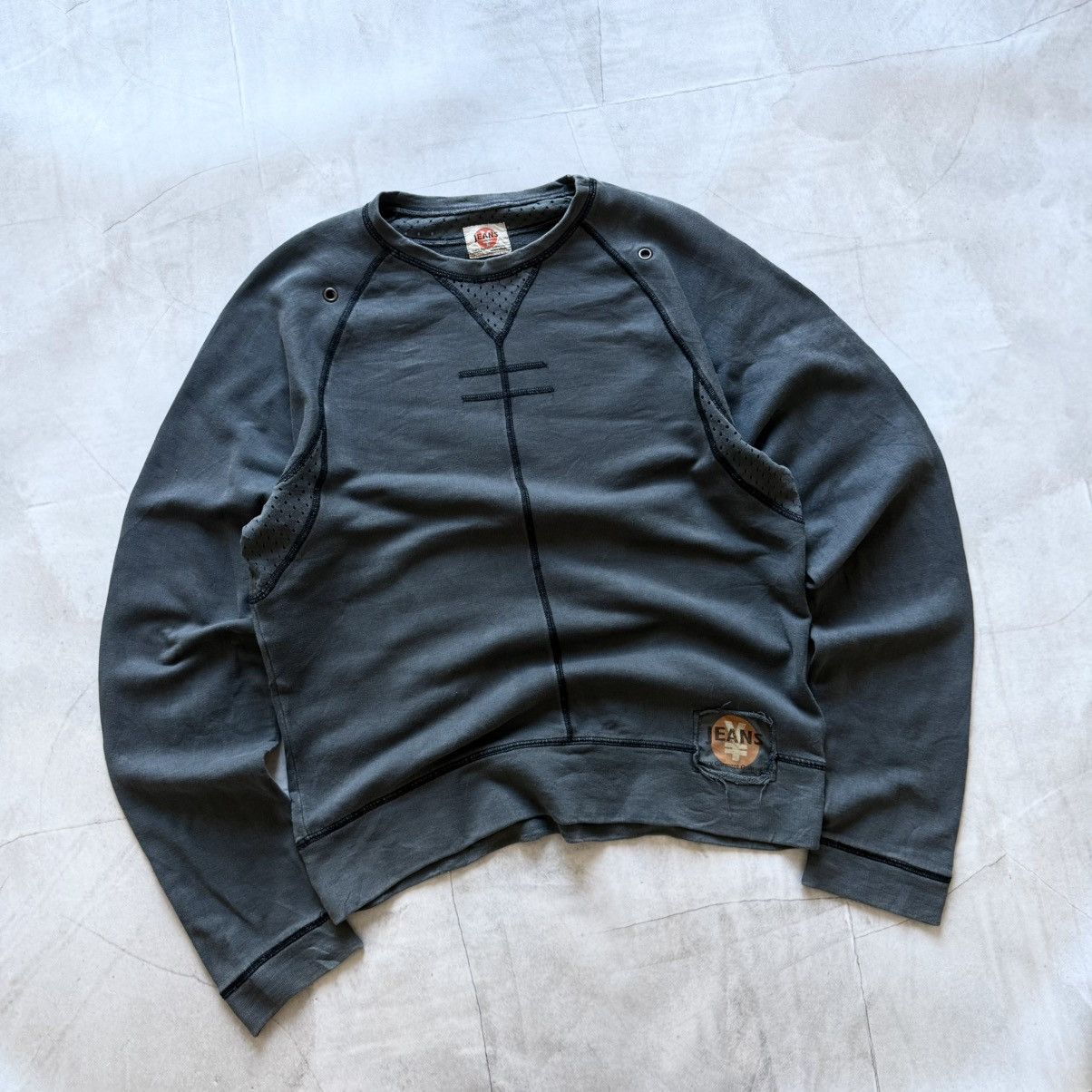 Michiko Koshino 90s Michiko Koshino Military Yen Jeans Tactical Sweatshirt Size US XL / EU 56 / 4 - 1 Thumbnail