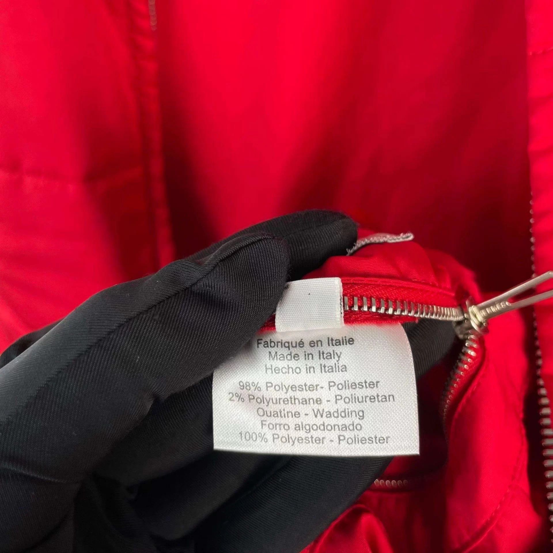 Hermes Hermès Cotton Gilet Red M Size US M / EU 48-50 / 2 - 5 Thumbnail