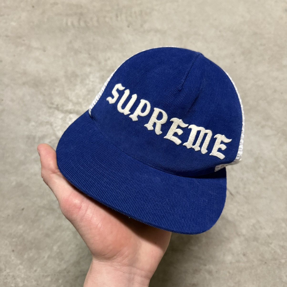 Supreme Supreme corduroy streetwear snapback 6 panel cap hat Size ONE SIZE - 2 Thumbnail