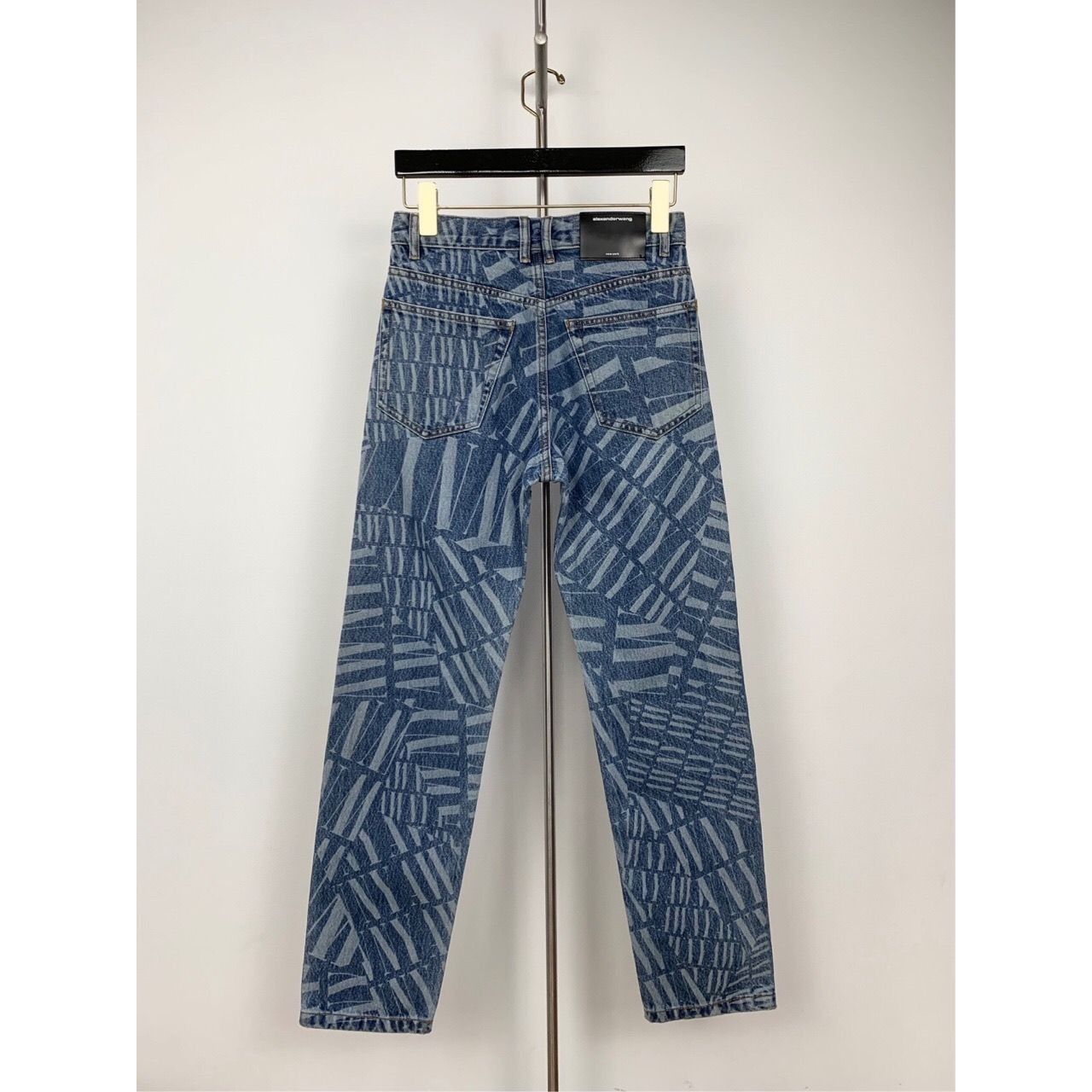 Alexander Wang Alexander Wang Blue Full Print Cotton Jeans Casual Pants Siz Size 27" / US 4 / IT 40 - 4 Thumbnail