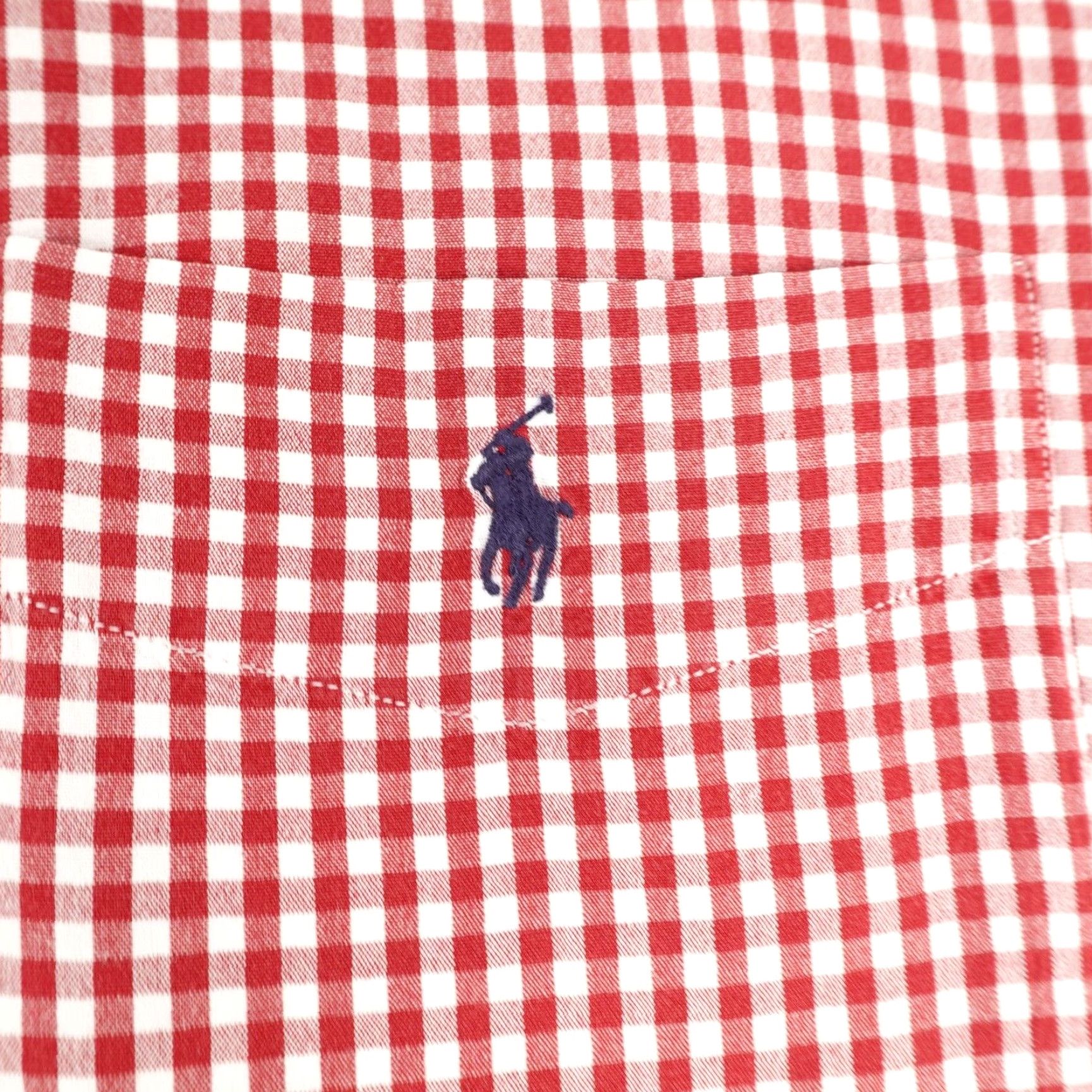Ralph Lauren Ralph Lauren Shirt XL Red White Gingham Plaid Pony Button Up Tilden Golf Mens Size US XL / EU 56 / 4 - 3 Thumbnail